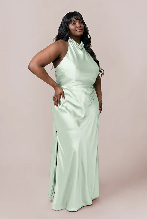 Veronica Satin Dress | Made To Order - Image 64