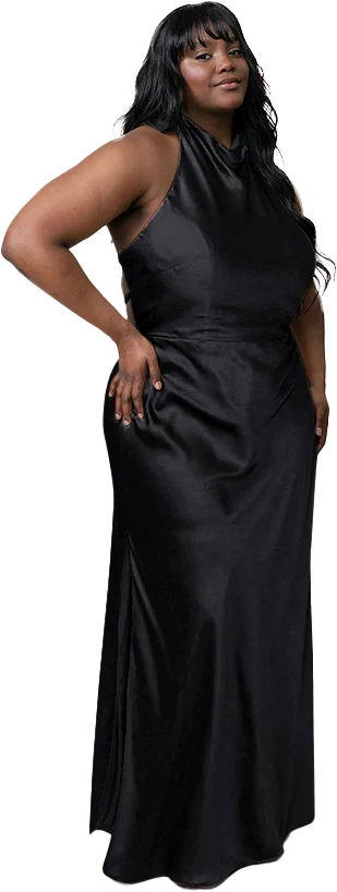 Veronica Satin Dress | Made To Order - Image 69