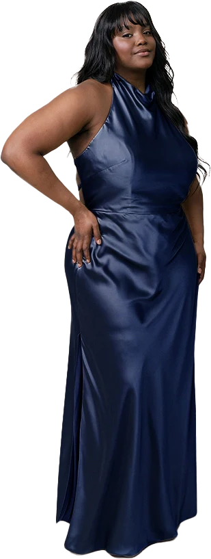 Veronica Satin Dress | Made To Order - Image 94