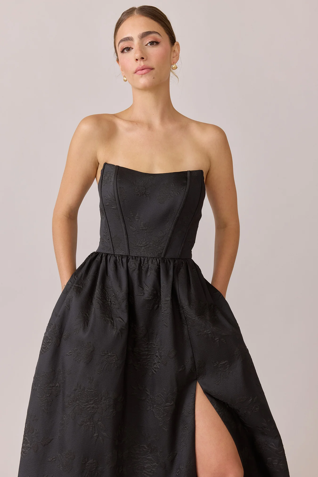 Vienna Jacquard Dress | Made To Order - Image 11