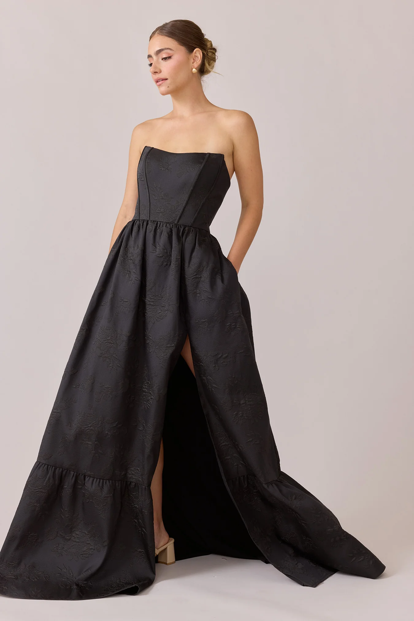 Vienna Jacquard Dress | Made To Order - Image 12