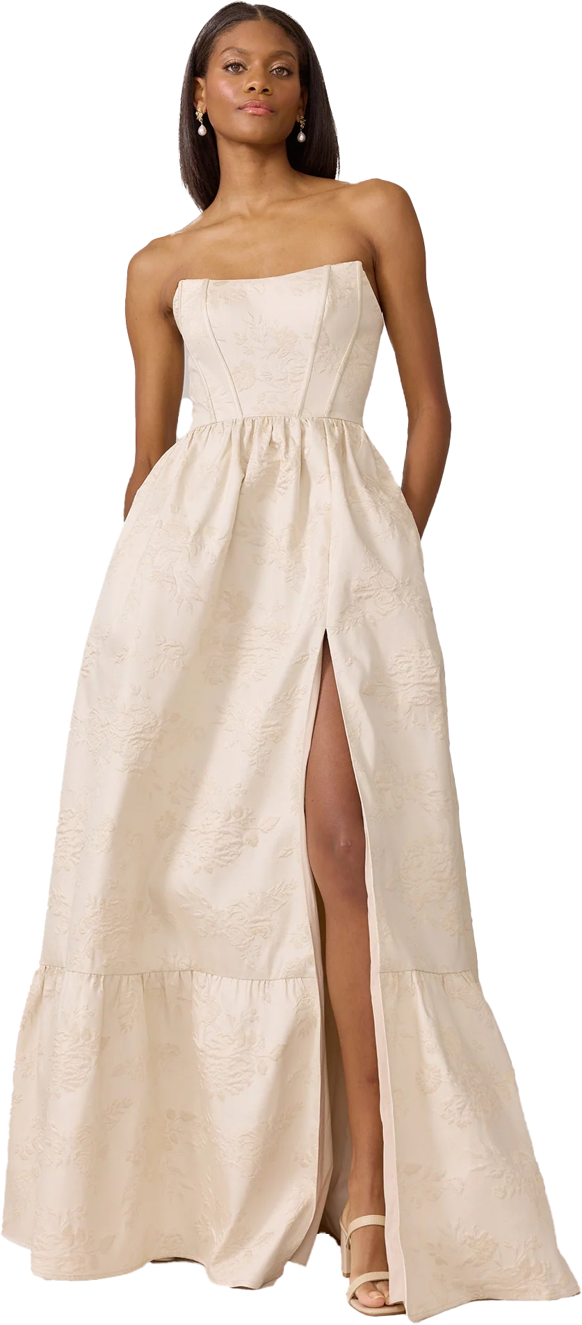 Vienna Jacquard Dress | Made To Order - Image 28