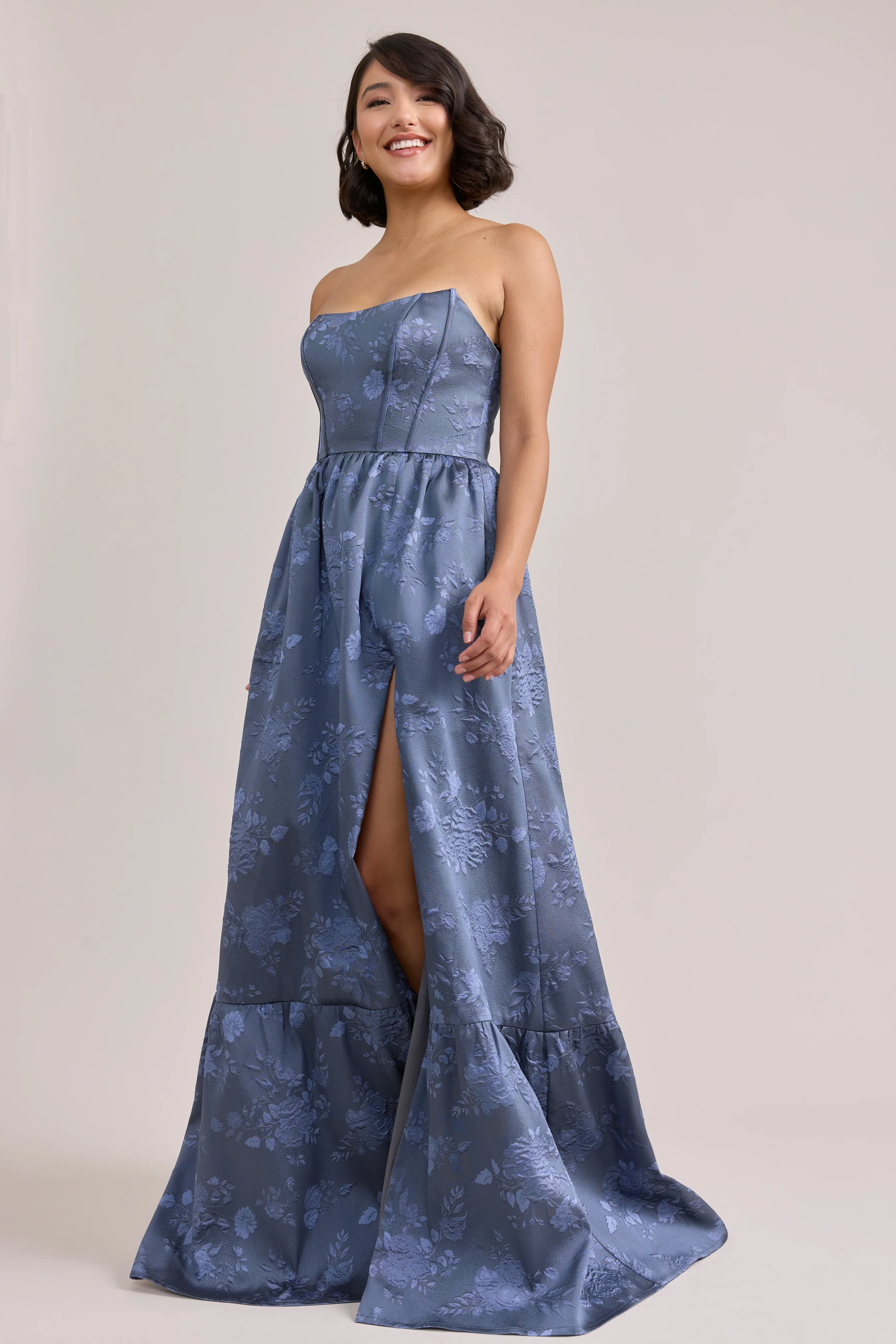Vienna Jacquard Dress | Made To Order - Image 36