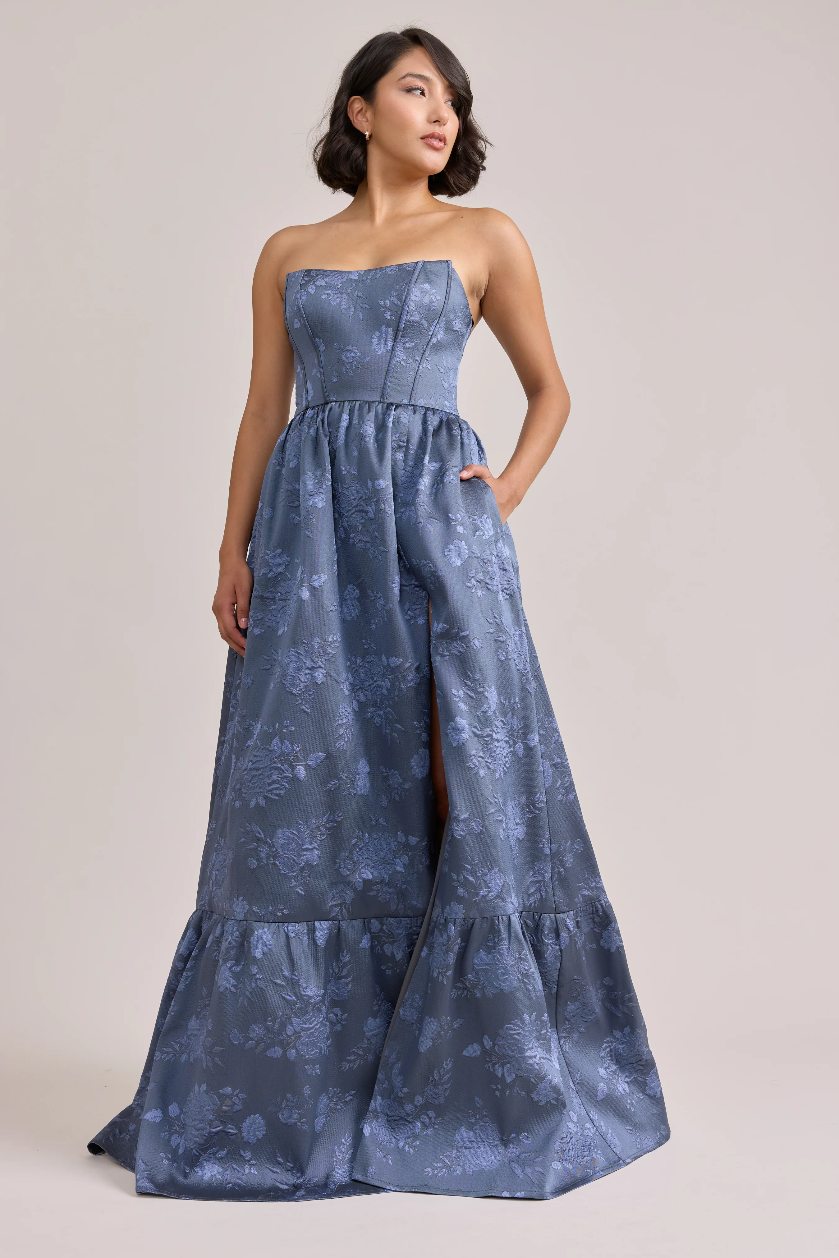 Vienna Jacquard Dress | Made To Order - Image 38