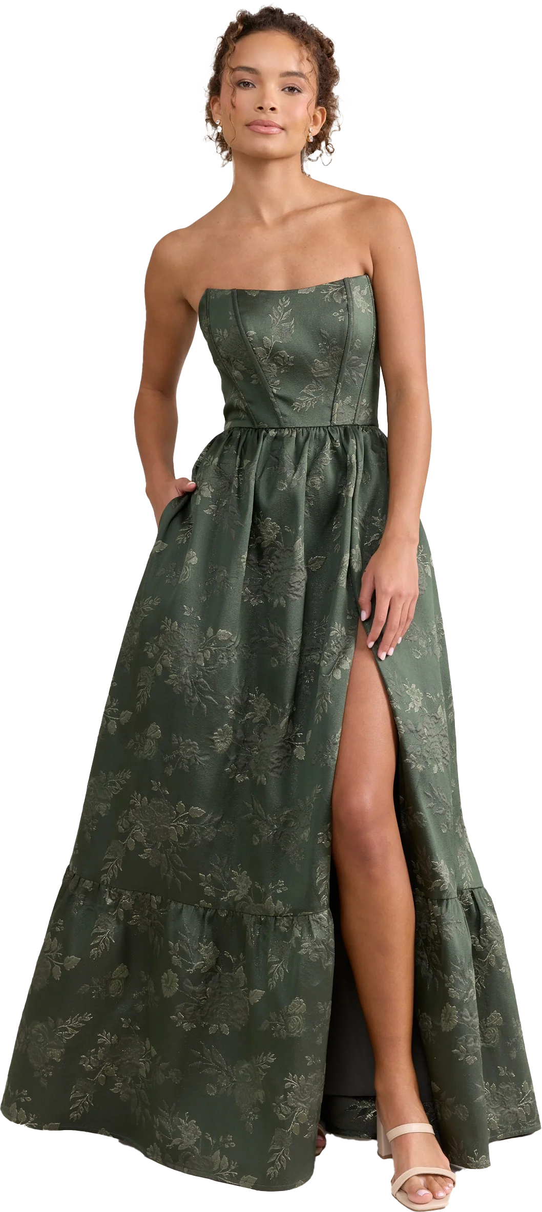Vienna Jacquard Dress | Made To Order - Image 40