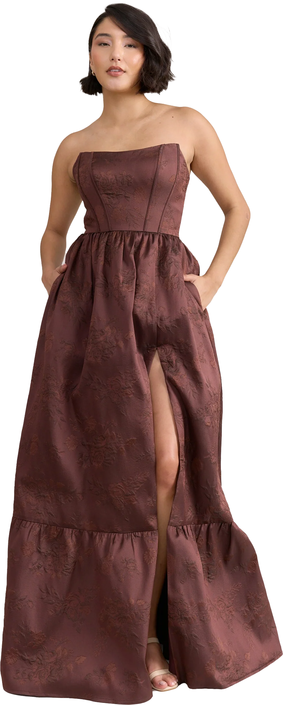 Vienna Jacquard Dress | Made To Order - Image 41