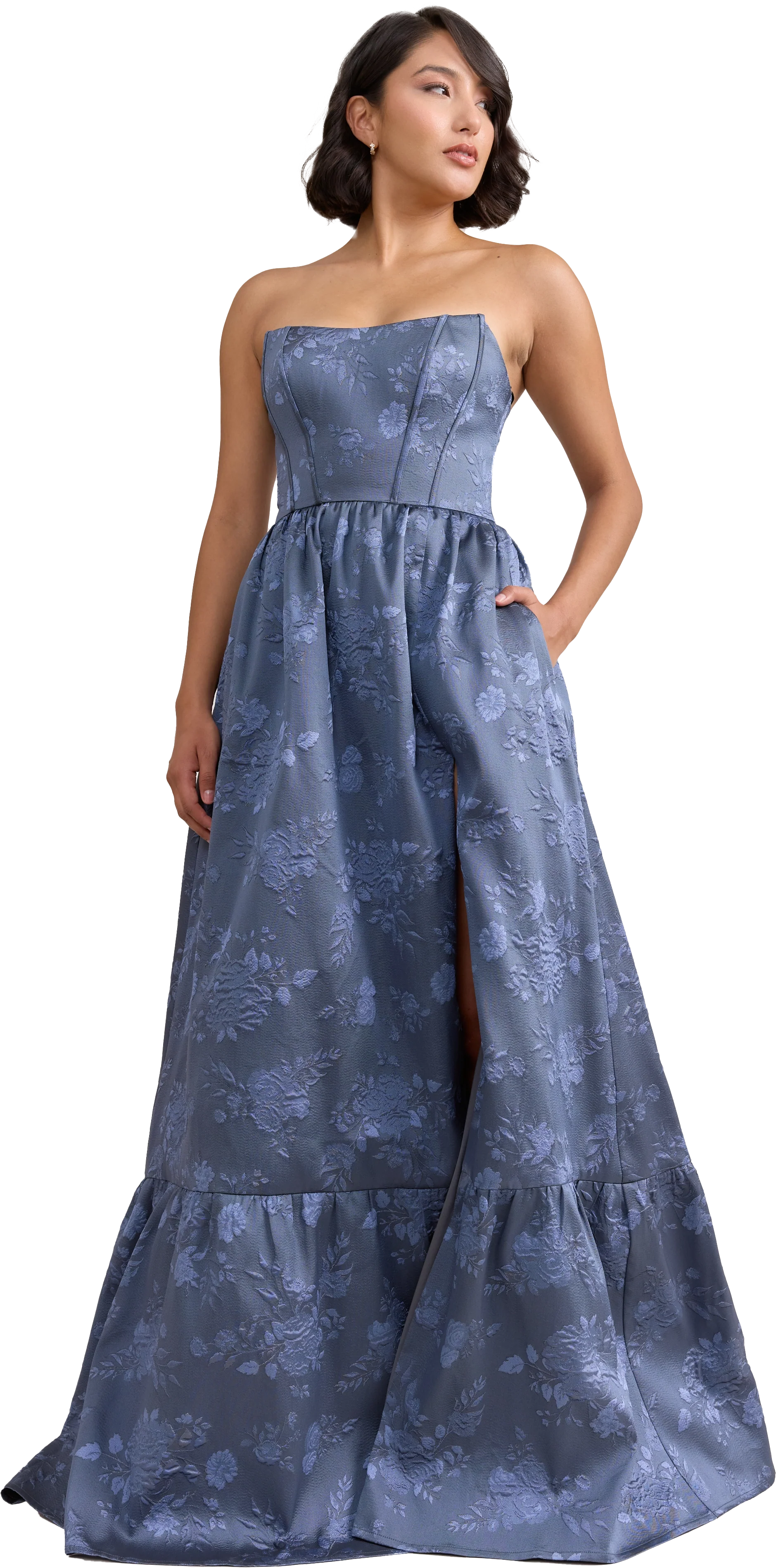 Vienna Jacquard Dress | Made To Order - Image 42