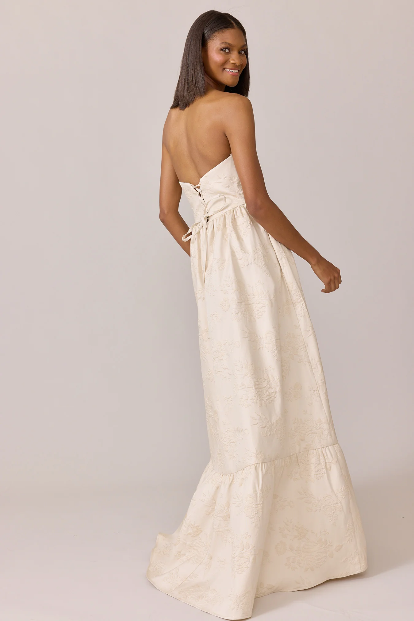 Vienna Jacquard Dress | Made To Order - Image 5