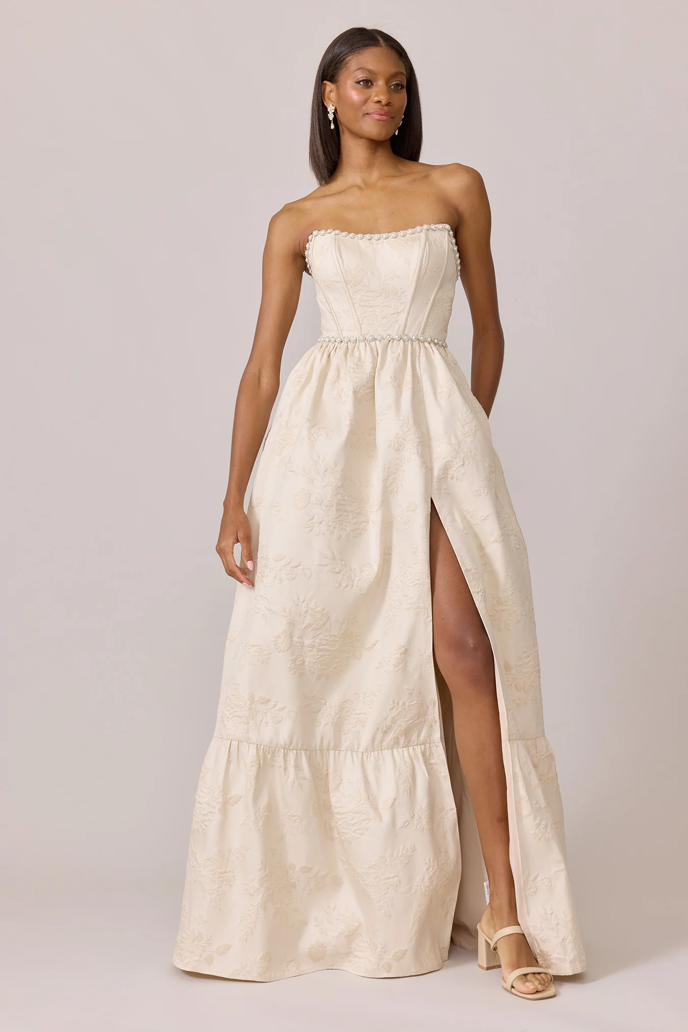 Vienna Luxe Jacquard Dress | Made To Order - Image 18