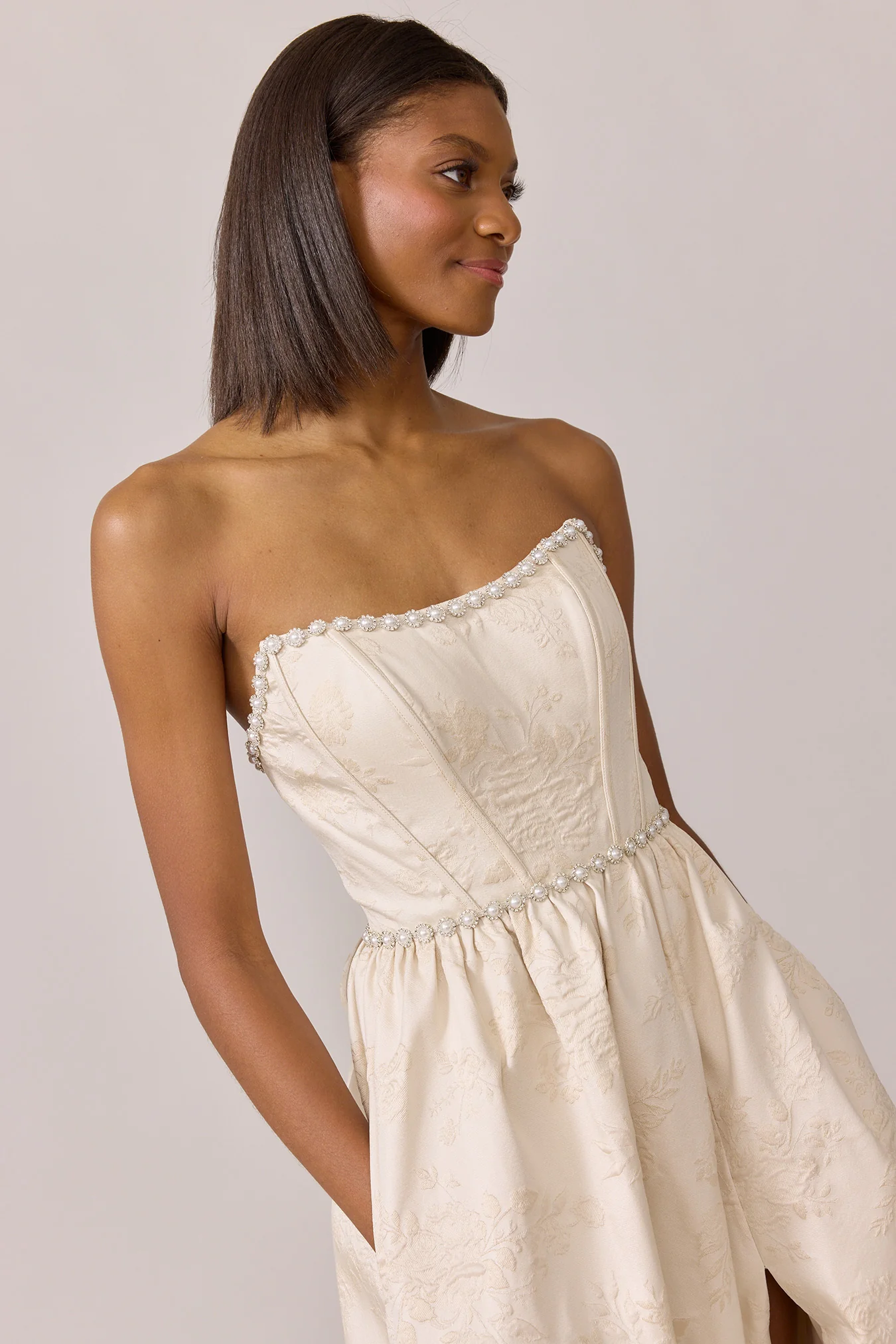 Vienna Luxe Jacquard Dress | Made To Order - Image 19
