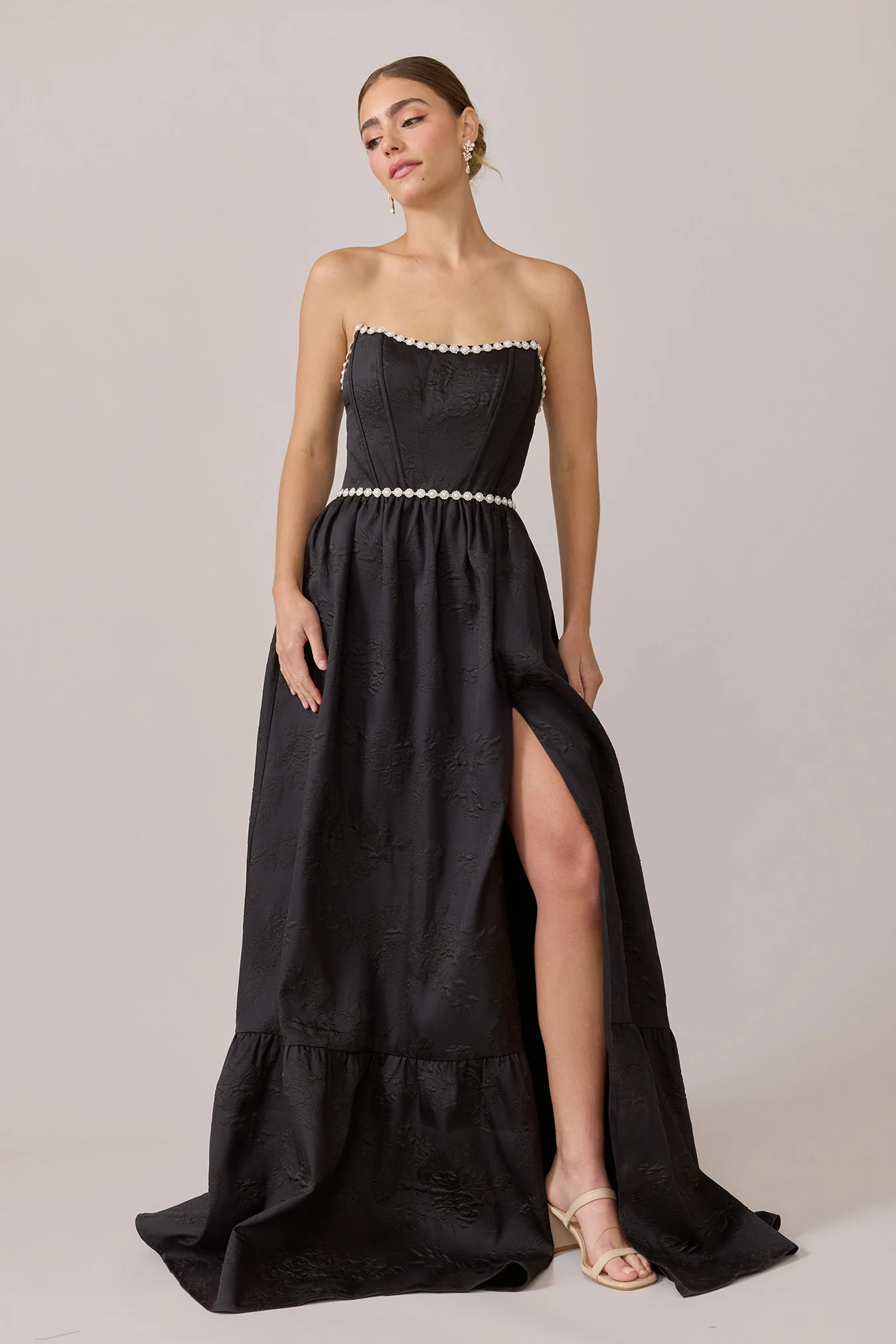 Vienna Luxe Jacquard Dress | Made To Order - Image 20