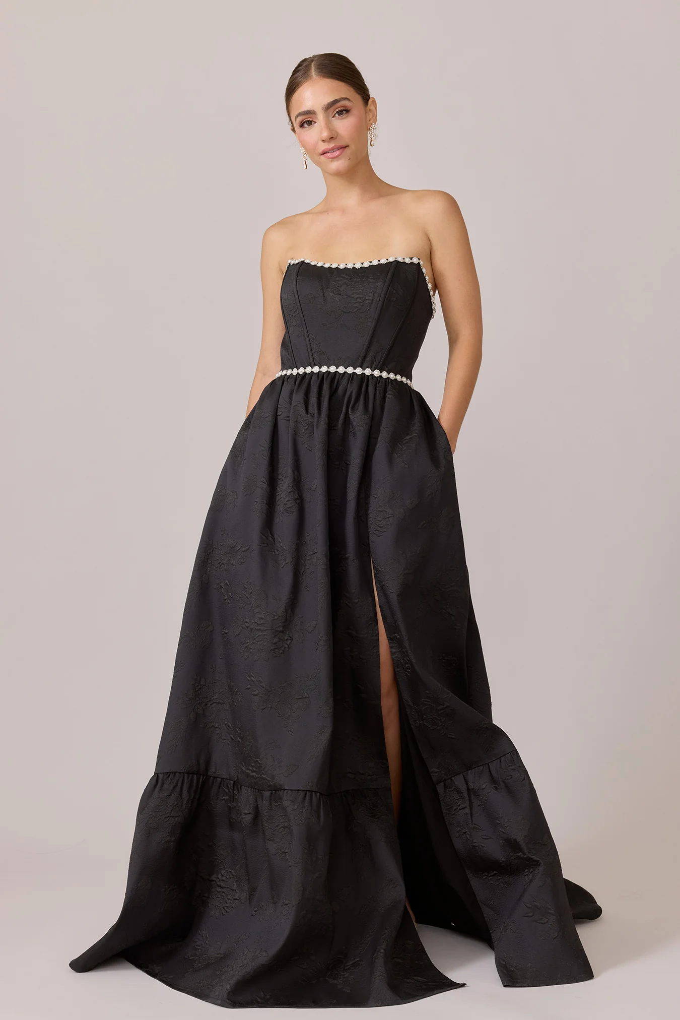 Vienna Luxe Jacquard Dress | Made To Order - Image 22