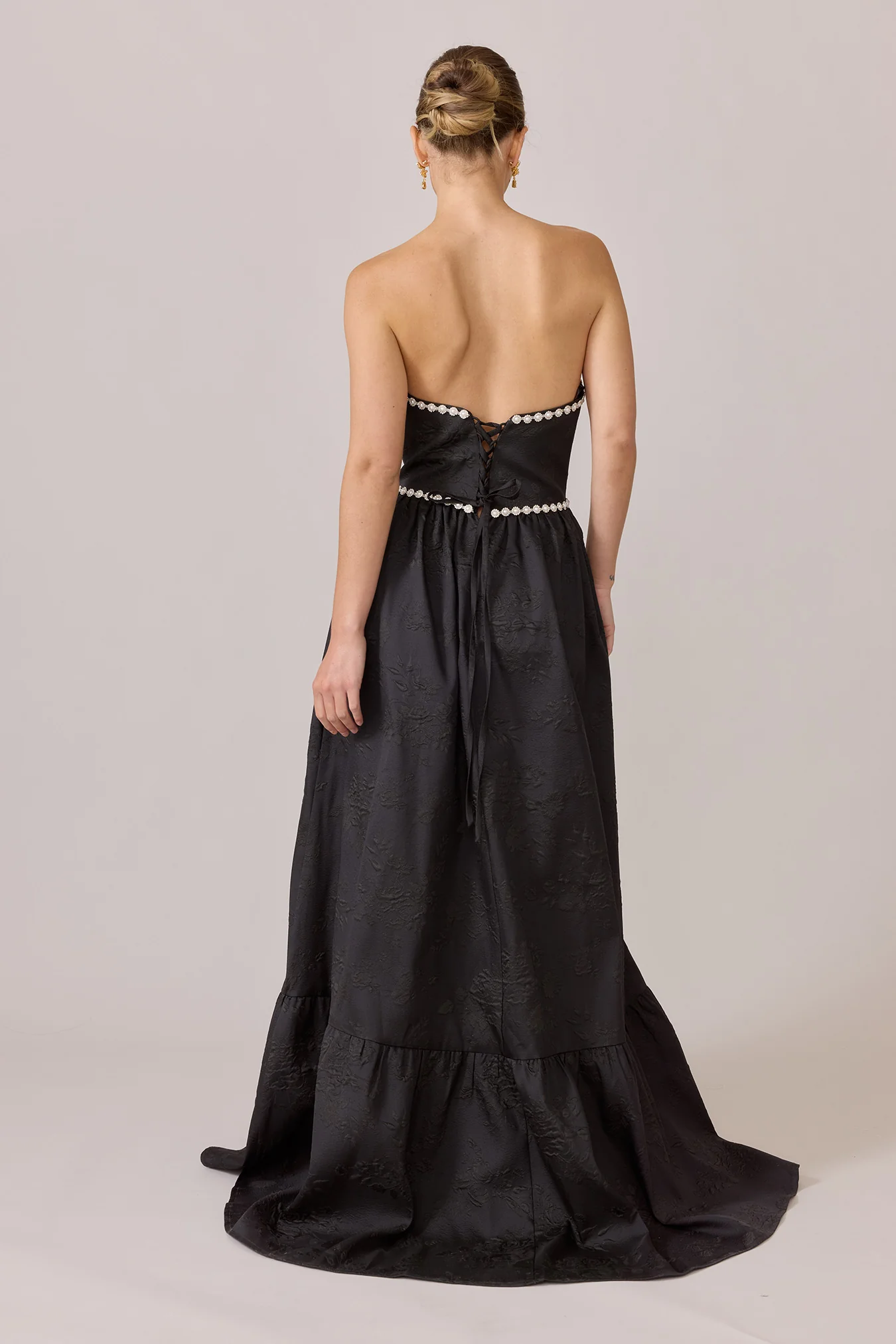 Vienna Luxe Jacquard Dress | Made To Order - Image 23