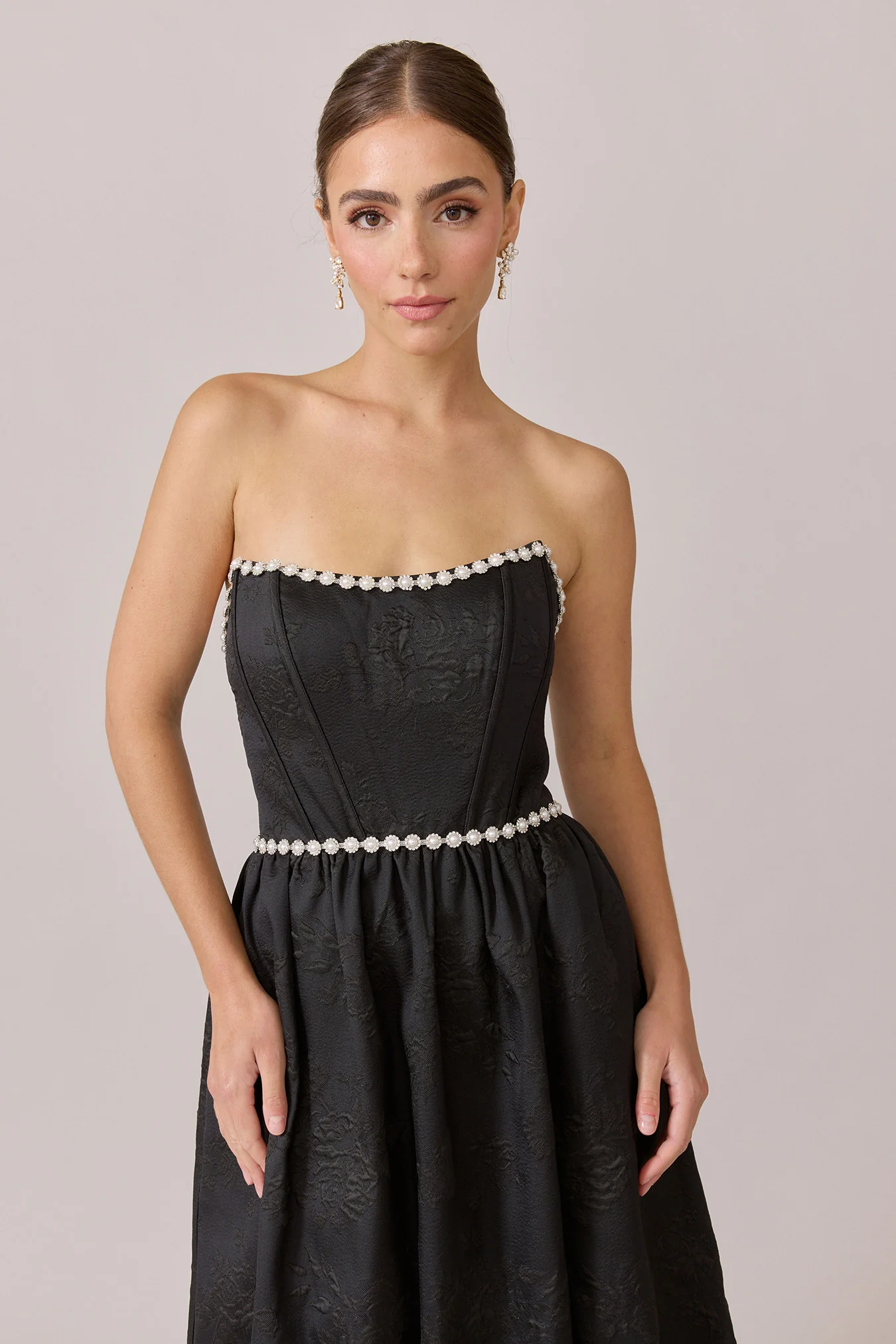 Vienna Luxe Jacquard Dress | Made To Order - Image 24