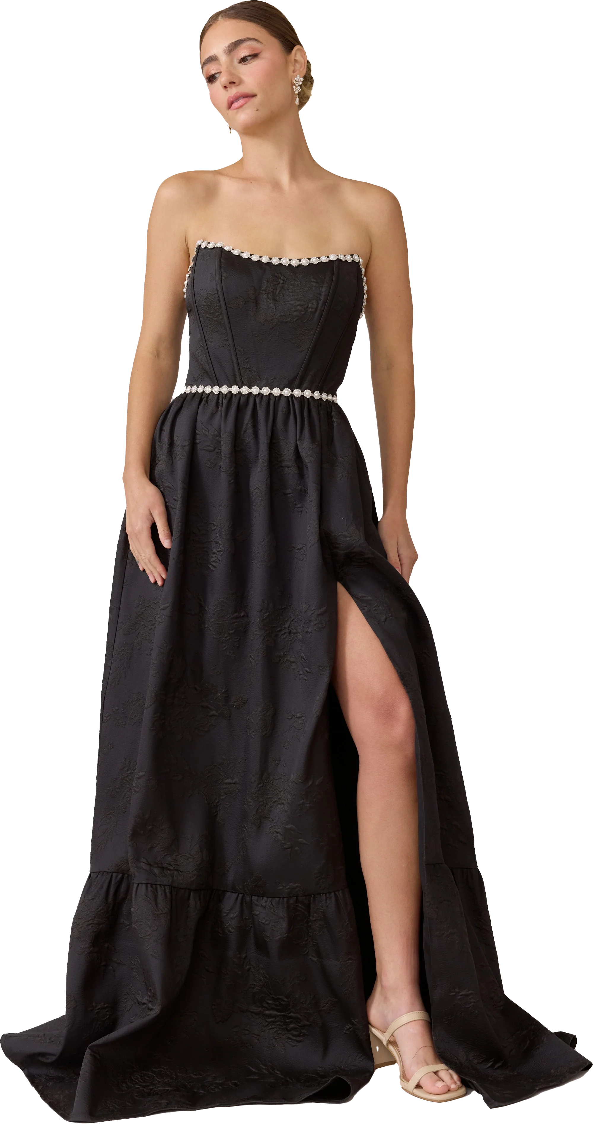 Vienna Luxe Jacquard Dress | Made To Order - Image 25