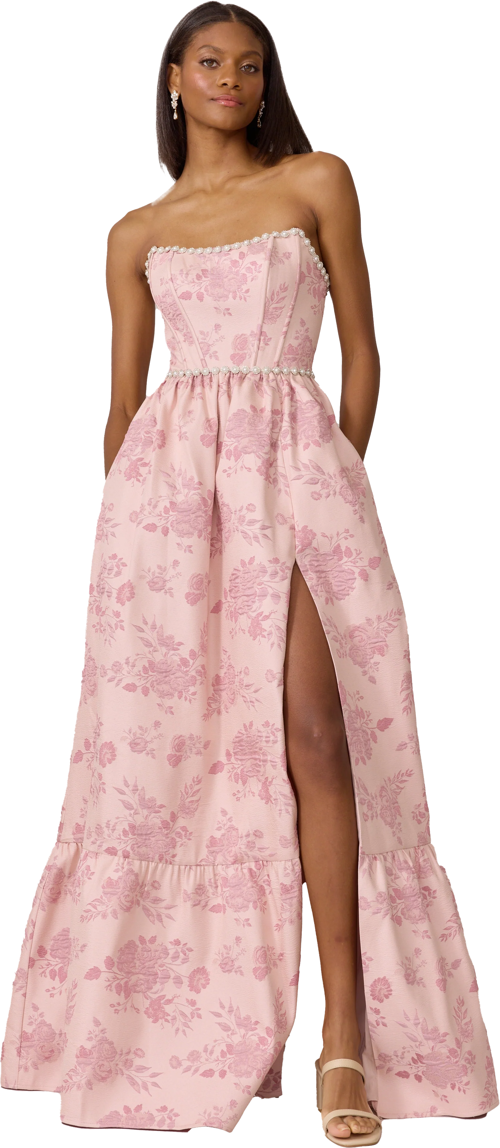 Vienna Luxe Jacquard Dress | Made To Order - Image 27