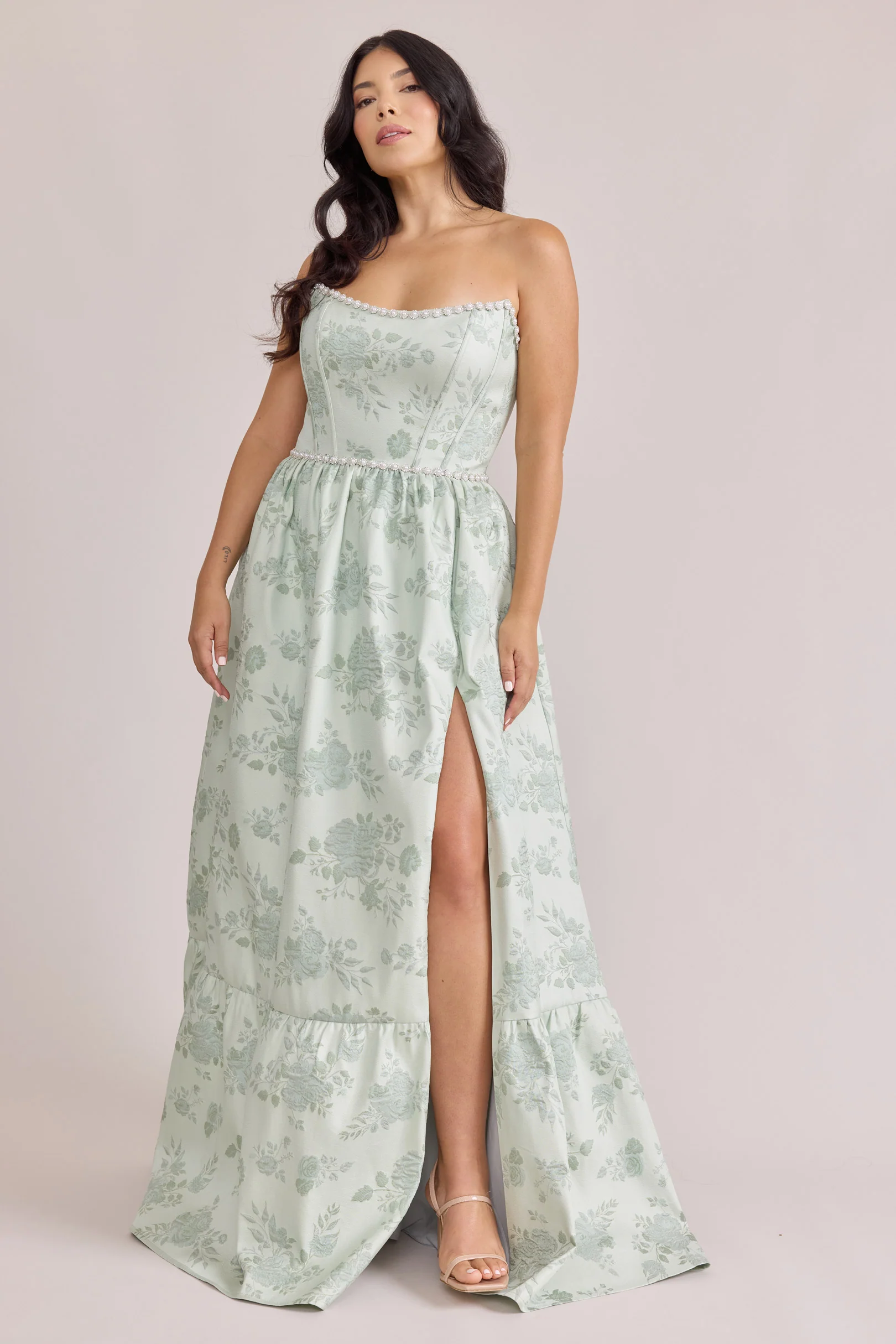 Vienna Luxe Jacquard Dress | Made To Order - Image 29