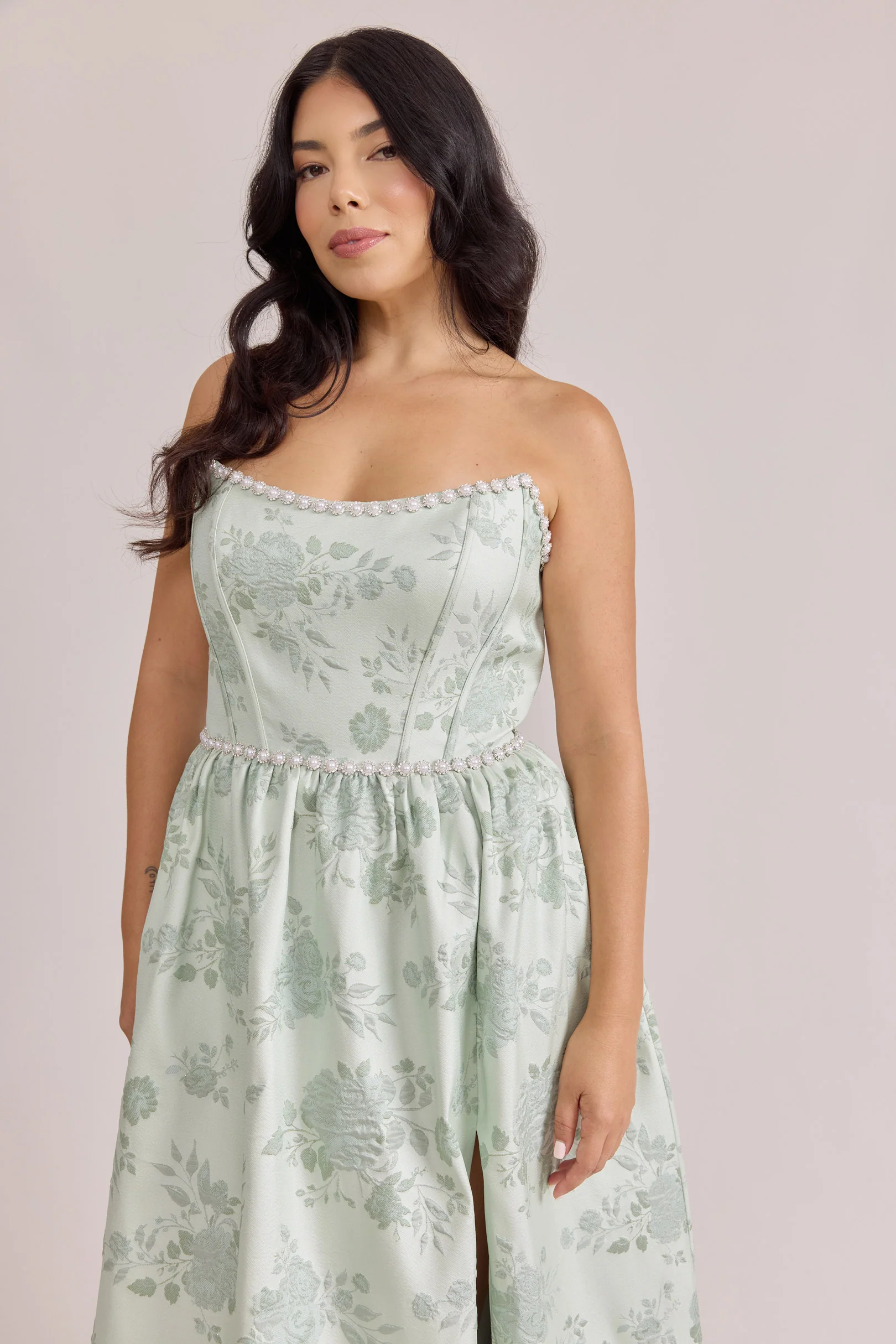 Vienna Luxe Jacquard Dress | Made To Order - Image 33