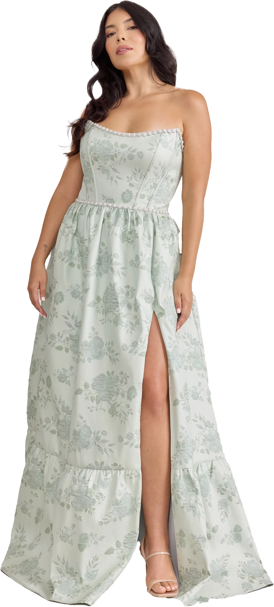 Vienna Luxe Jacquard Dress | Made To Order - Image 34