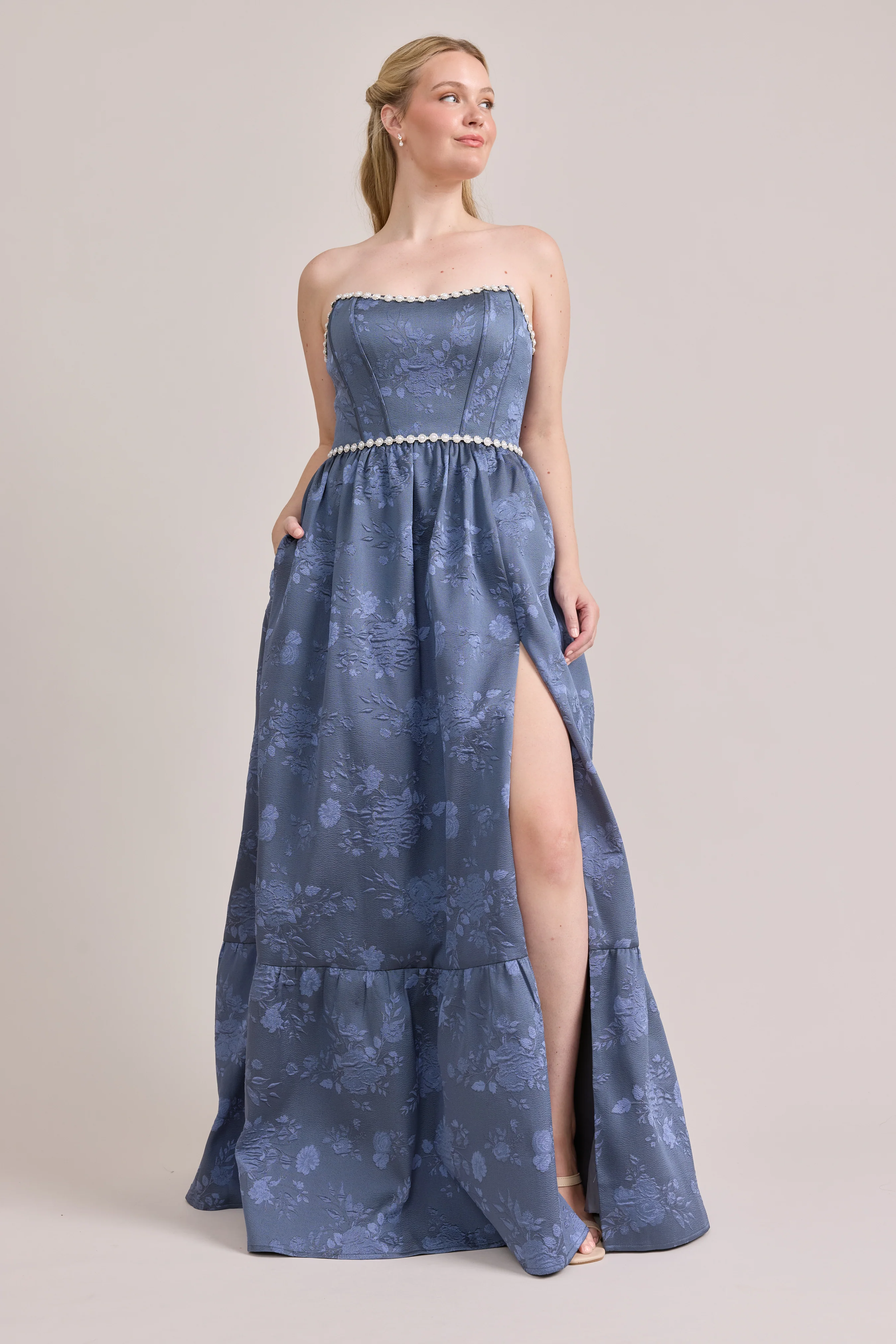 Vienna Luxe Jacquard Dress | Made To Order - Image 35