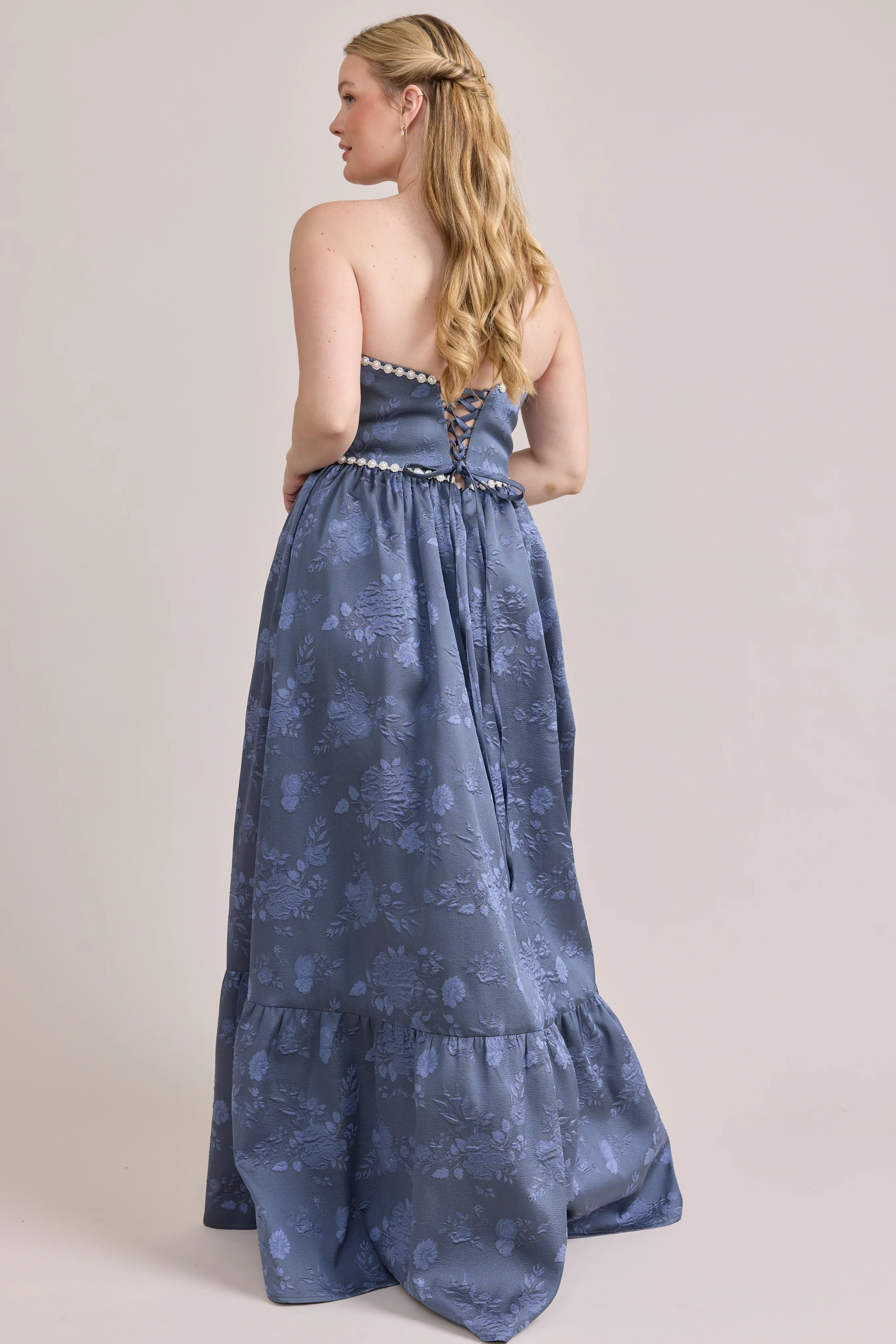 Vienna Luxe Jacquard Dress | Made To Order - Image 37