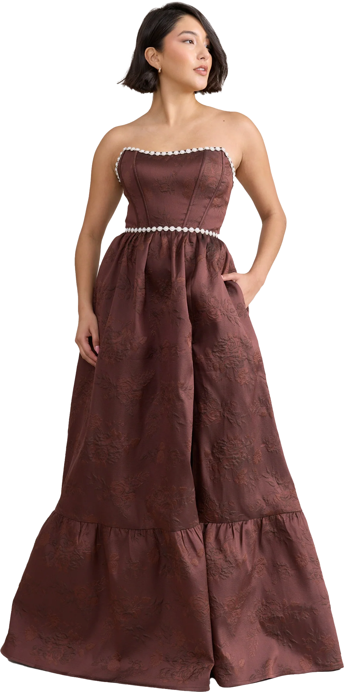 Vienna Luxe Jacquard Dress | Made To Order - Image 39
