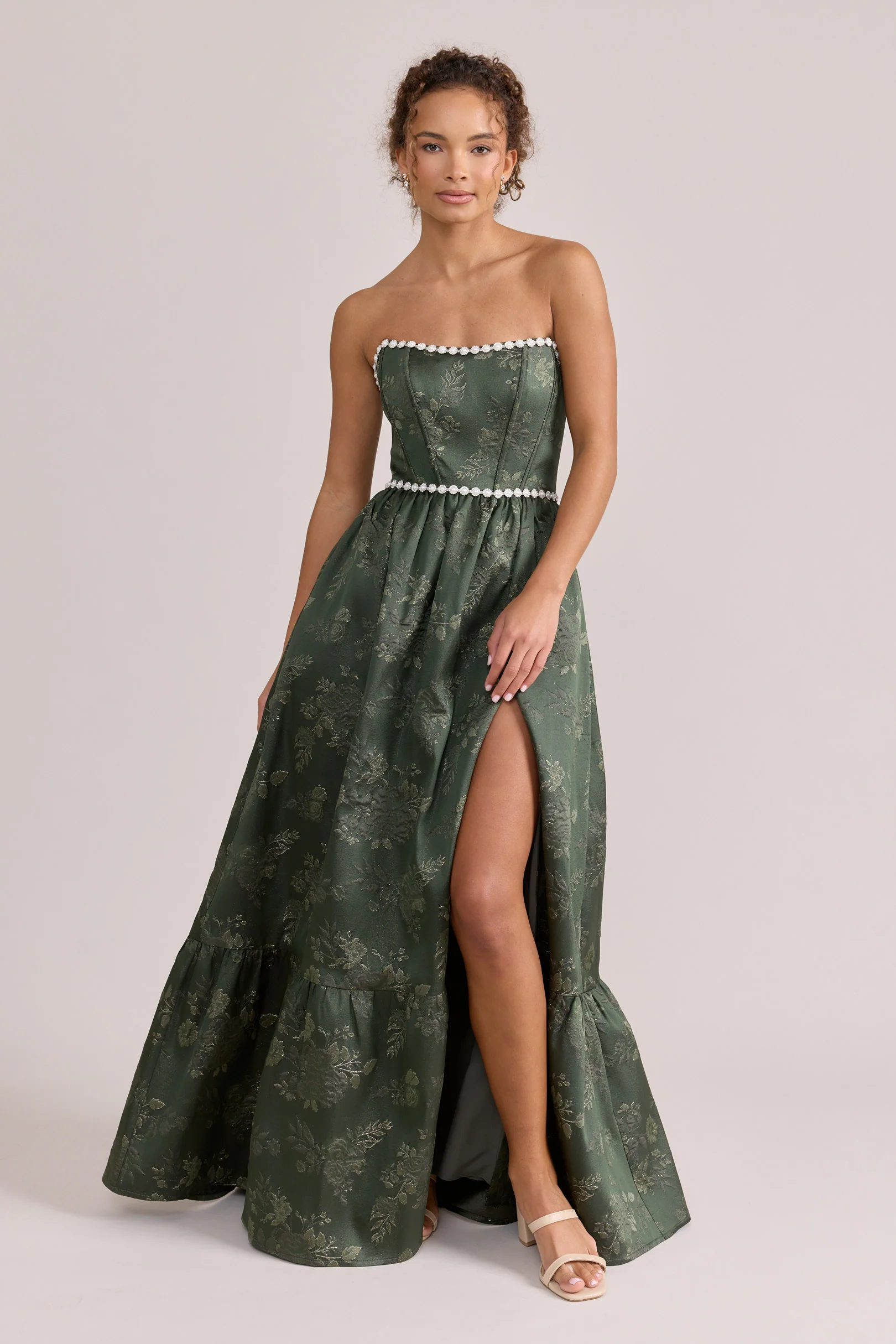 Vienna Luxe Jacquard Dress | Made To Order - Image 41