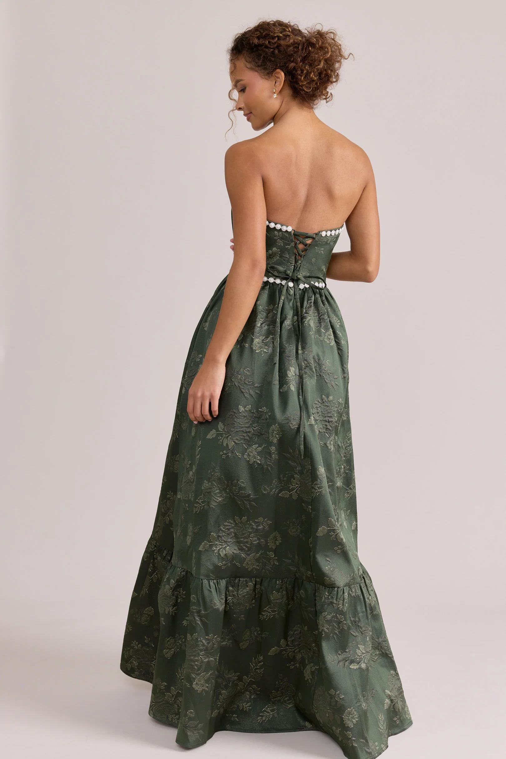 Vienna Luxe Jacquard Dress | Made To Order - Image 42