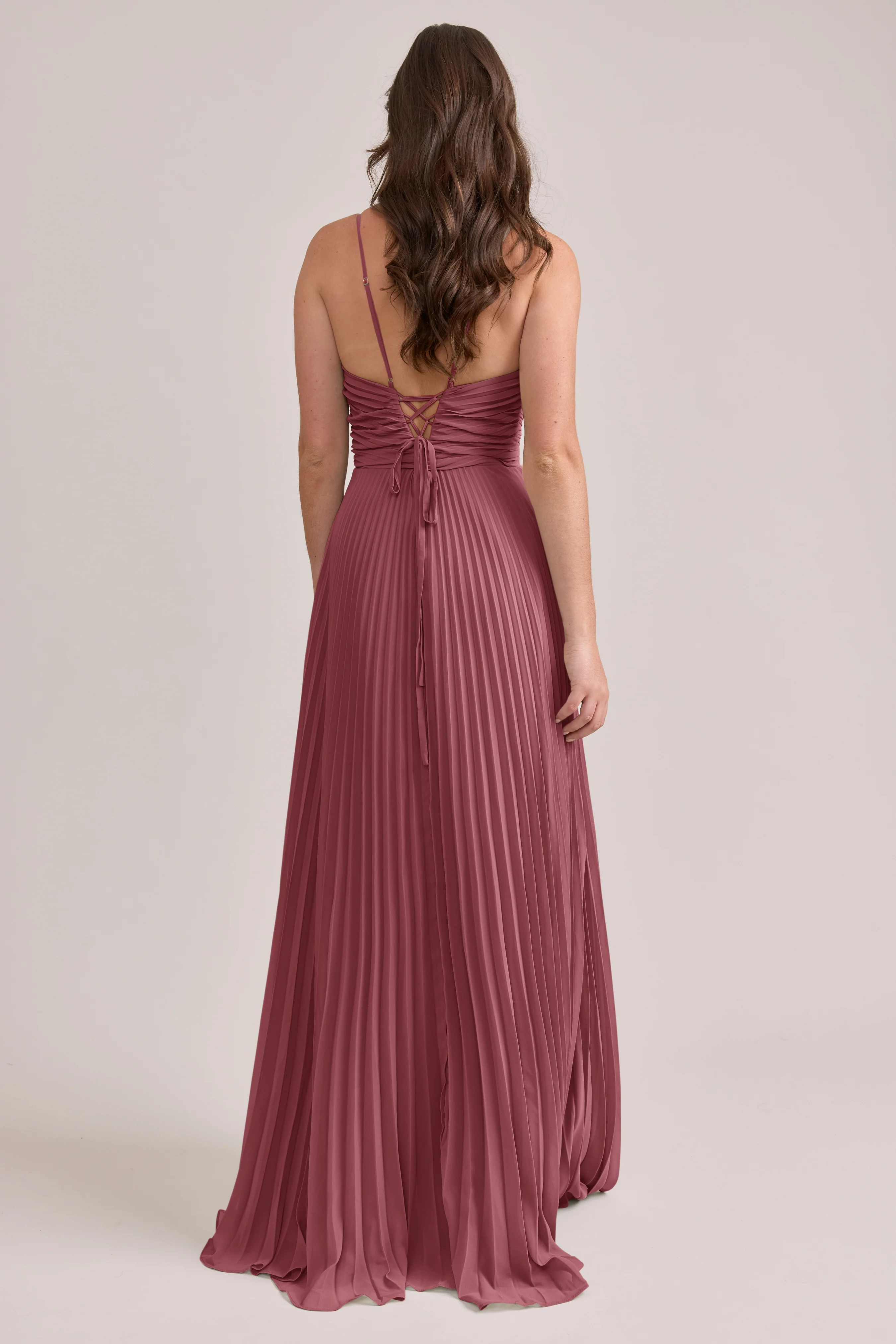 Vivian Chiffon Pleated Dress | Made To Order - Image 110