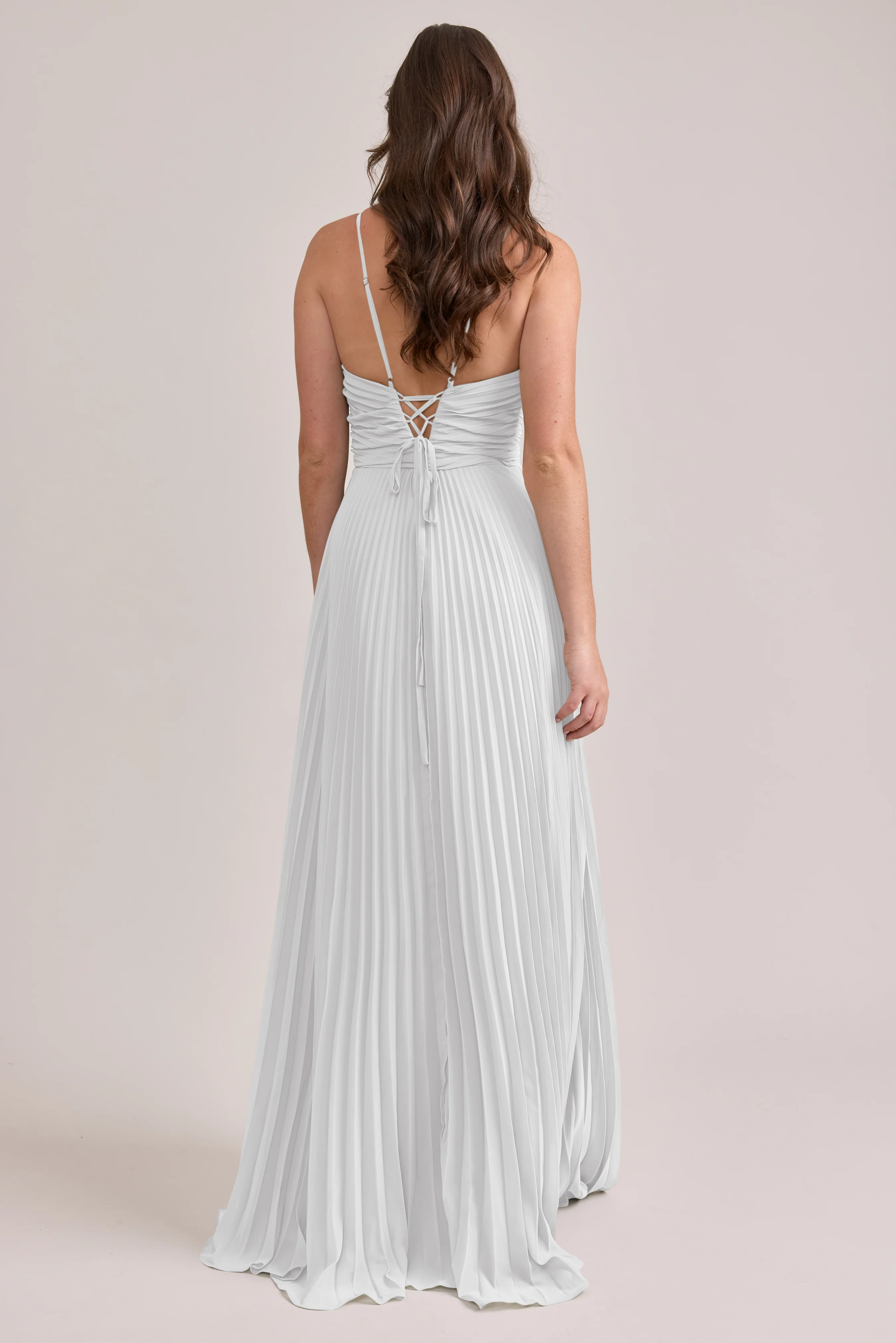 Vivian Chiffon Pleated Dress | Made To Order - Image 125