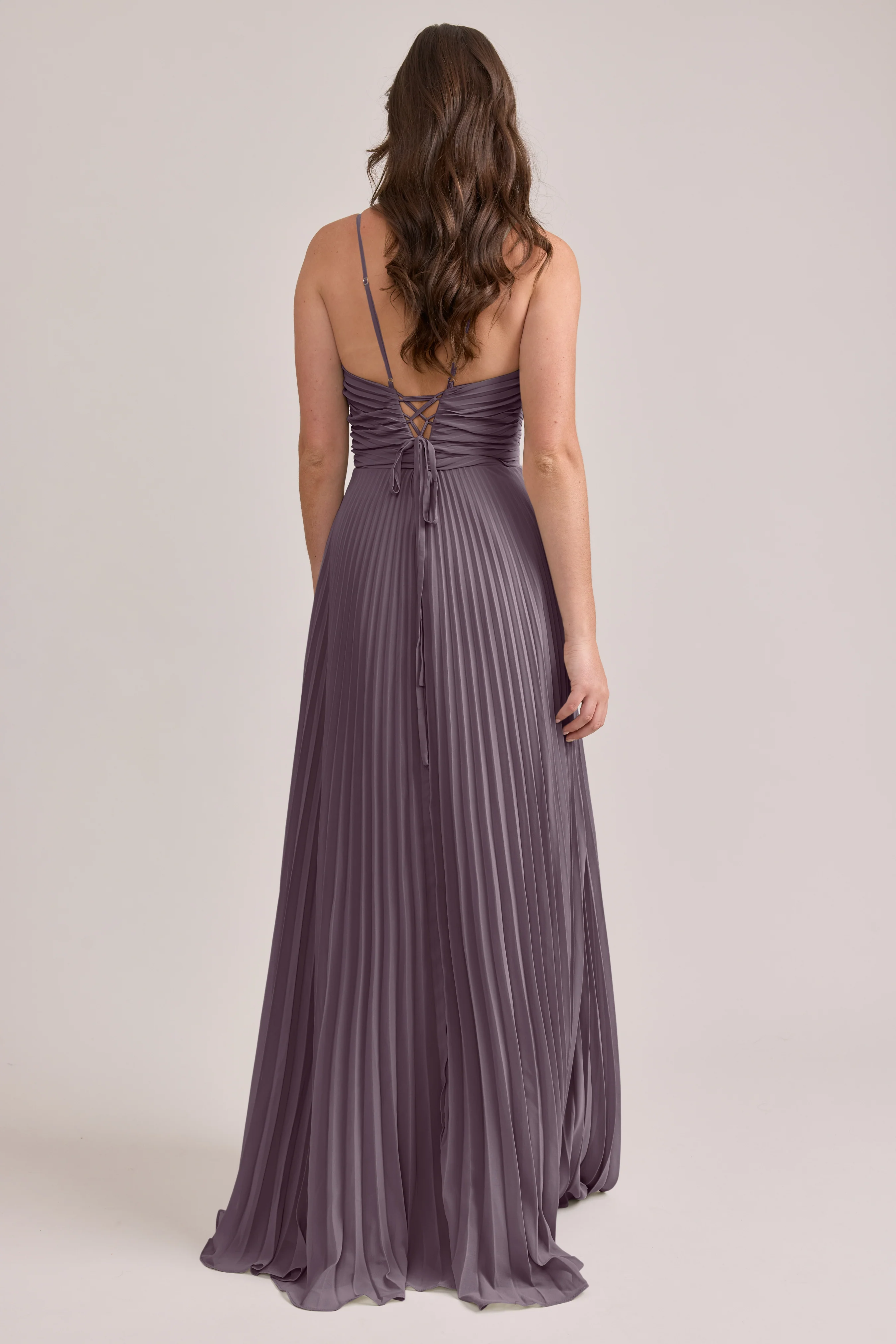 Vivian Chiffon Pleated Dress | Made To Order - Image 128