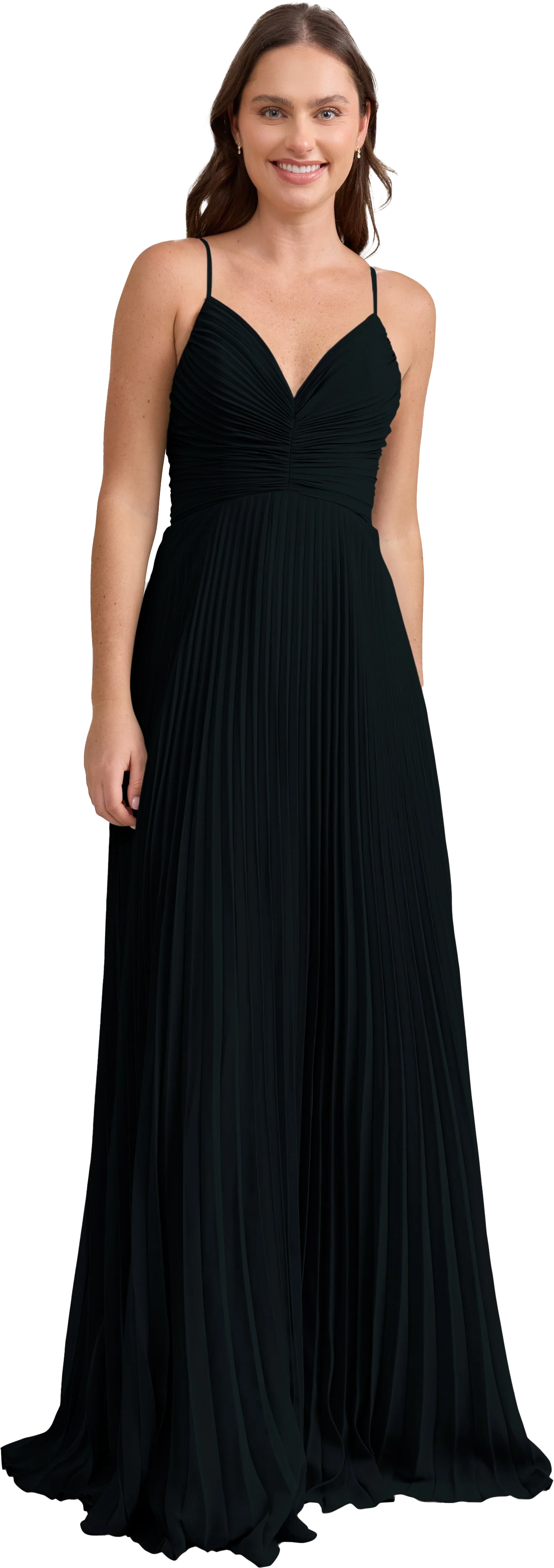 Vivian Chiffon Pleated Dress | Made To Order - Image 135