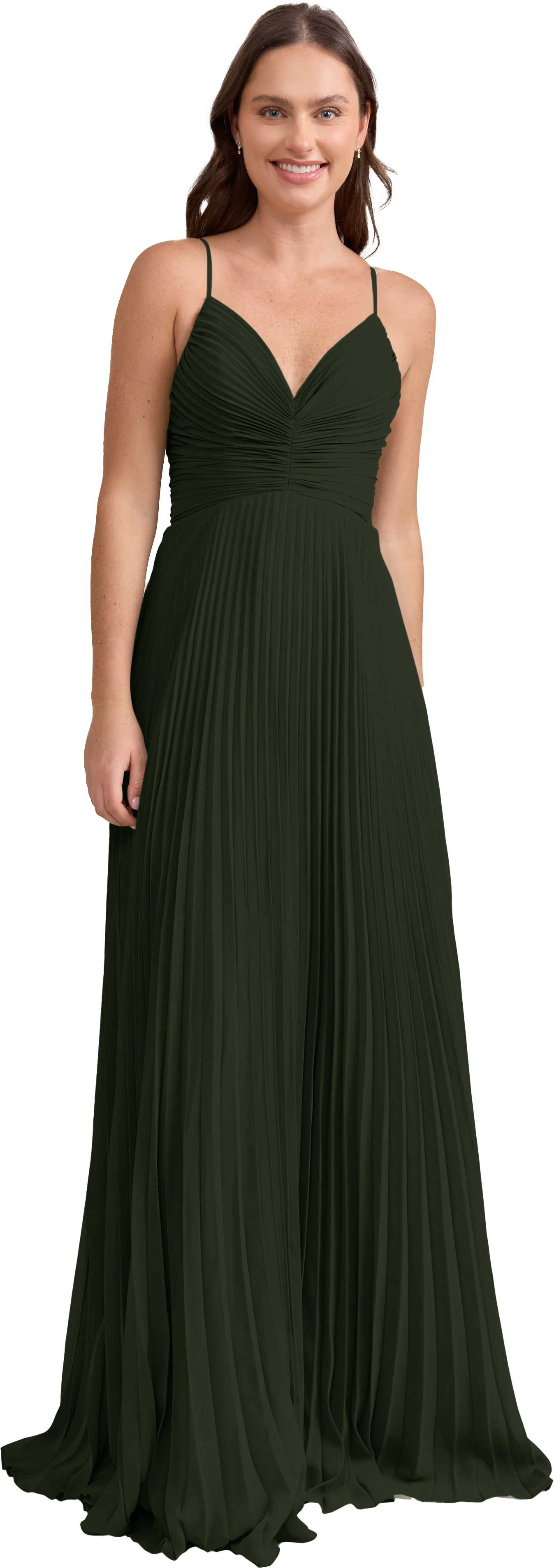 Vivian Chiffon Pleated Dress | Made To Order - Image 138