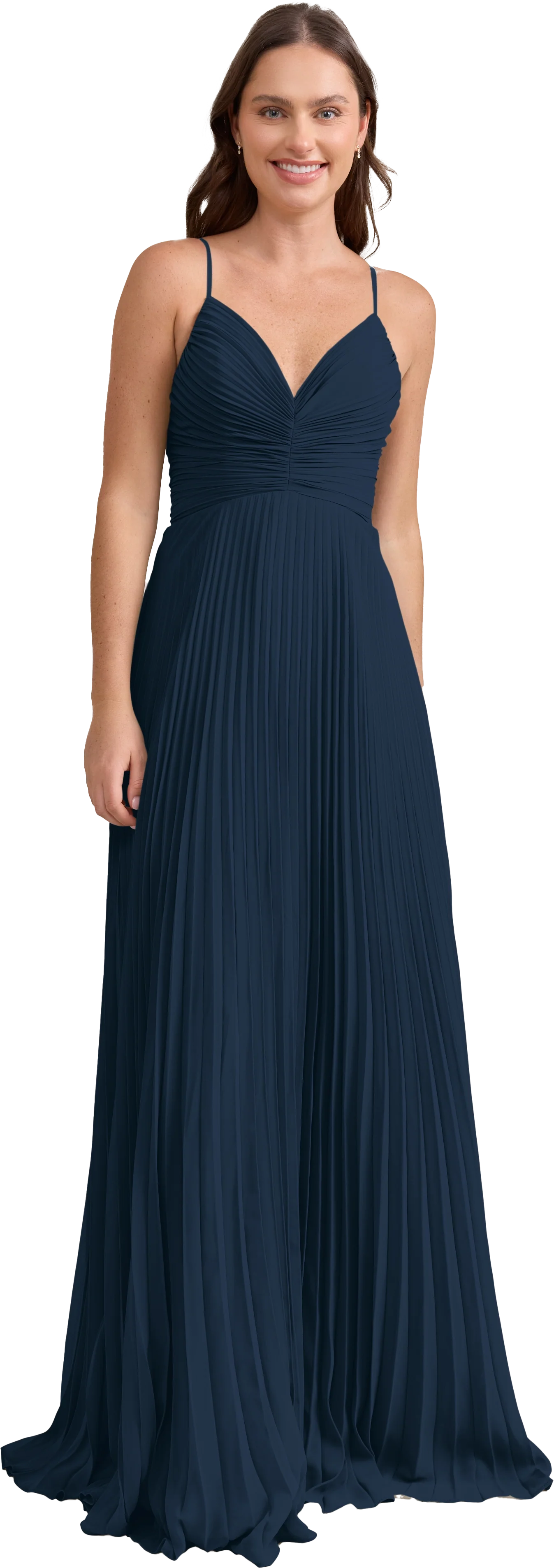 Vivian Chiffon Pleated Dress | Made To Order - Image 139