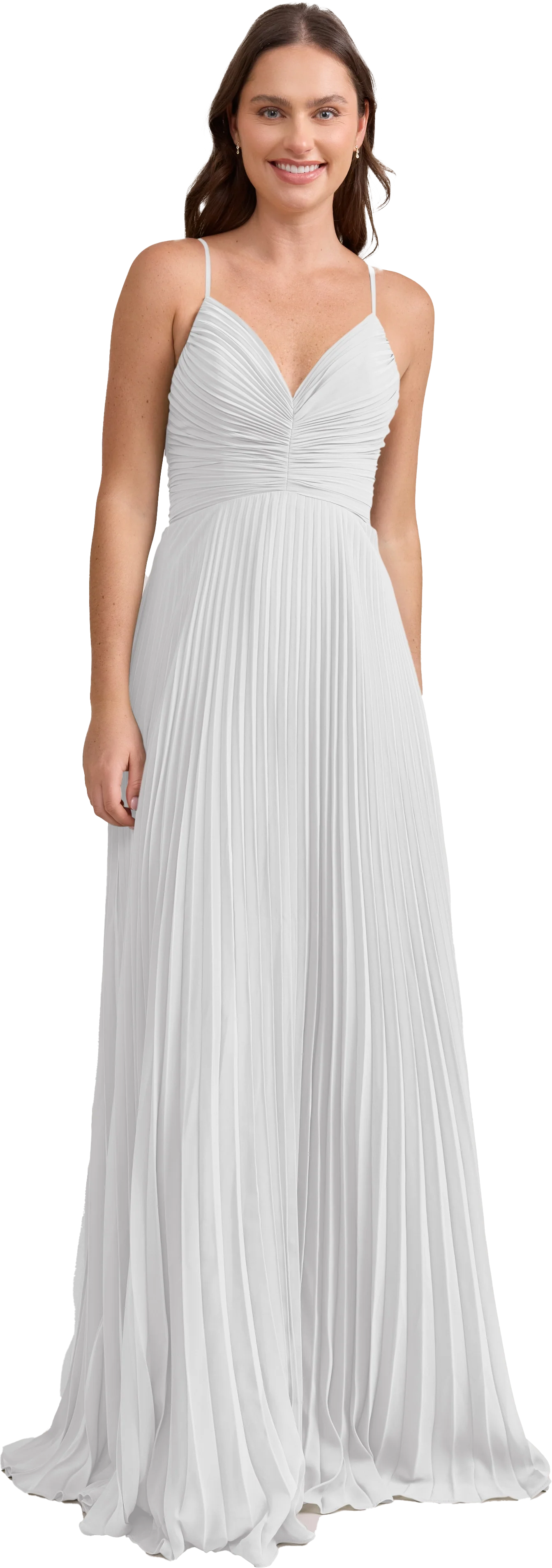 Vivian Chiffon Pleated Dress | Made To Order - Image 140