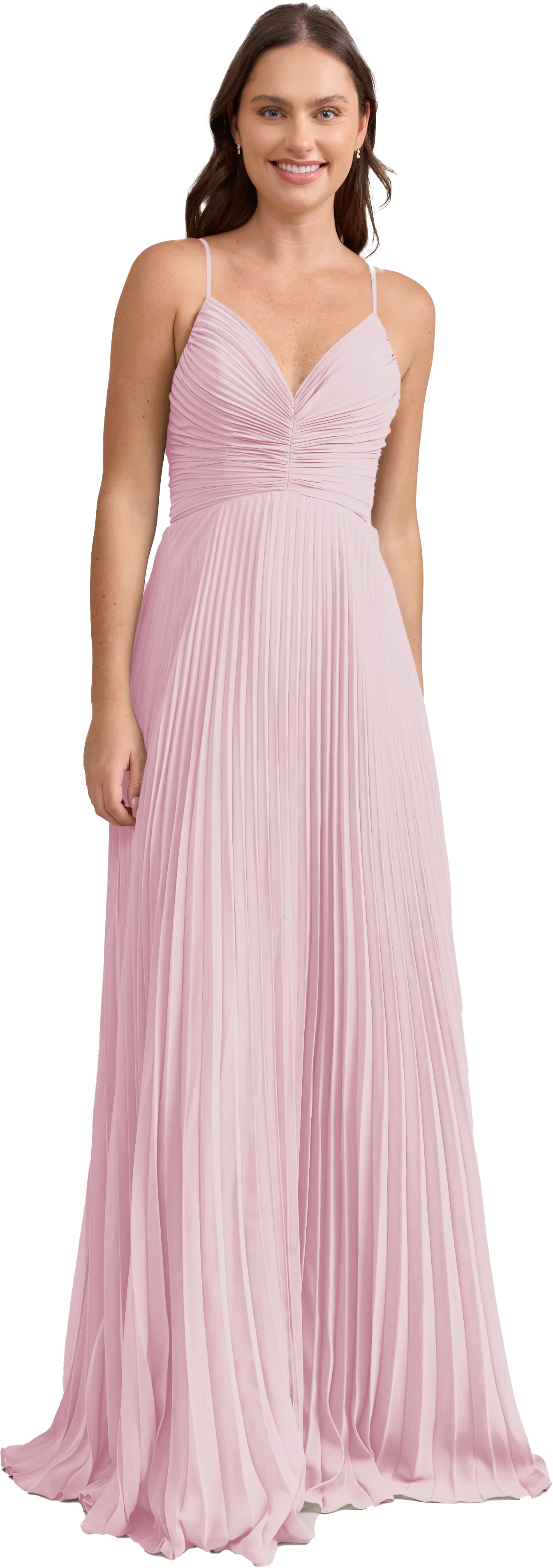 Vivian Chiffon Pleated Dress | Made To Order - Image 141