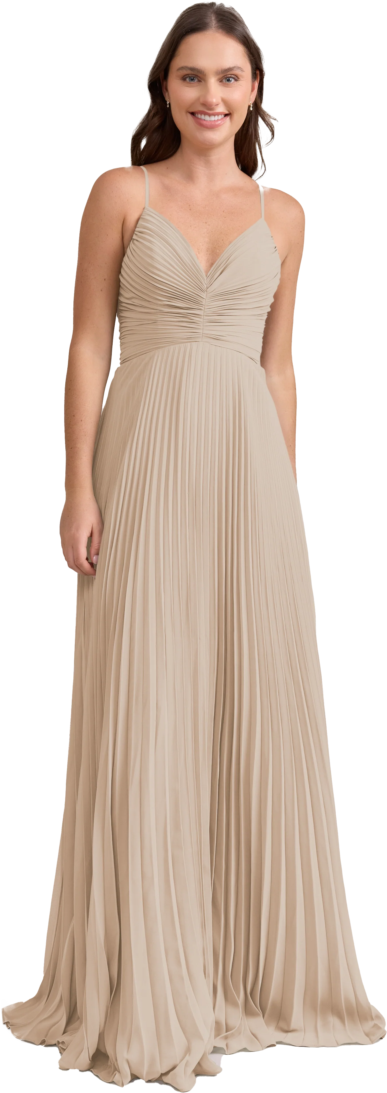 Vivian Chiffon Pleated Dress | Made To Order - Image 143