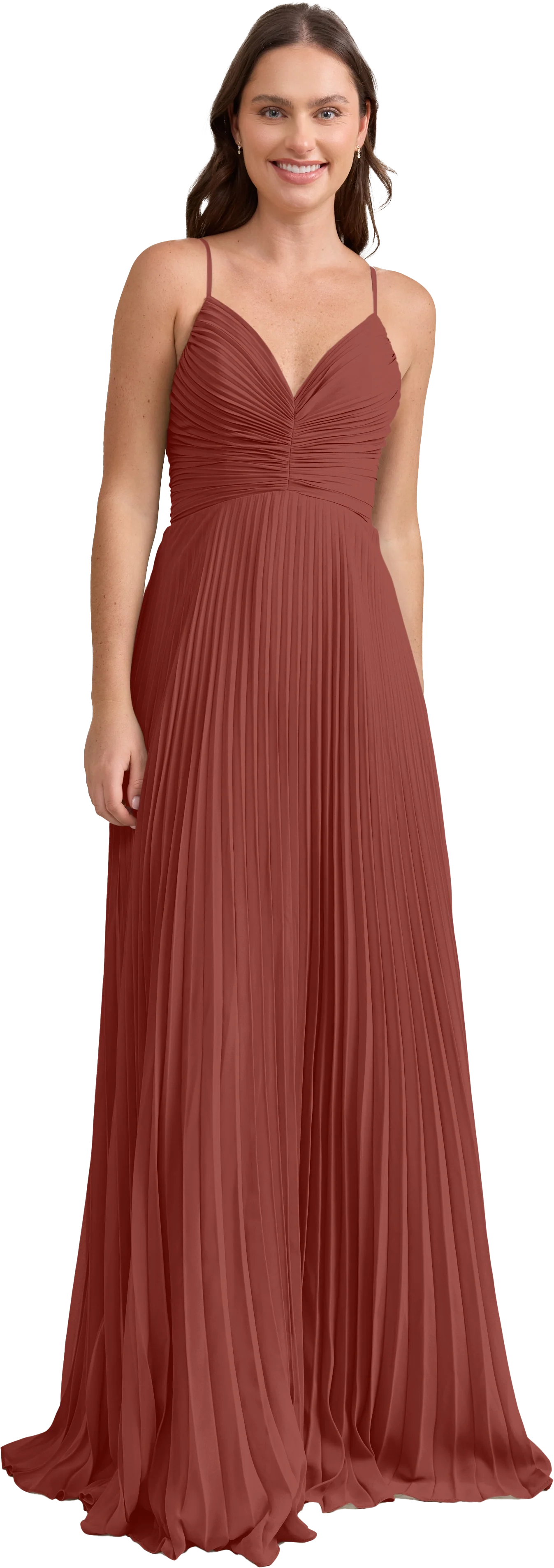Vivian Chiffon Pleated Dress | Made To Order - Image 144
