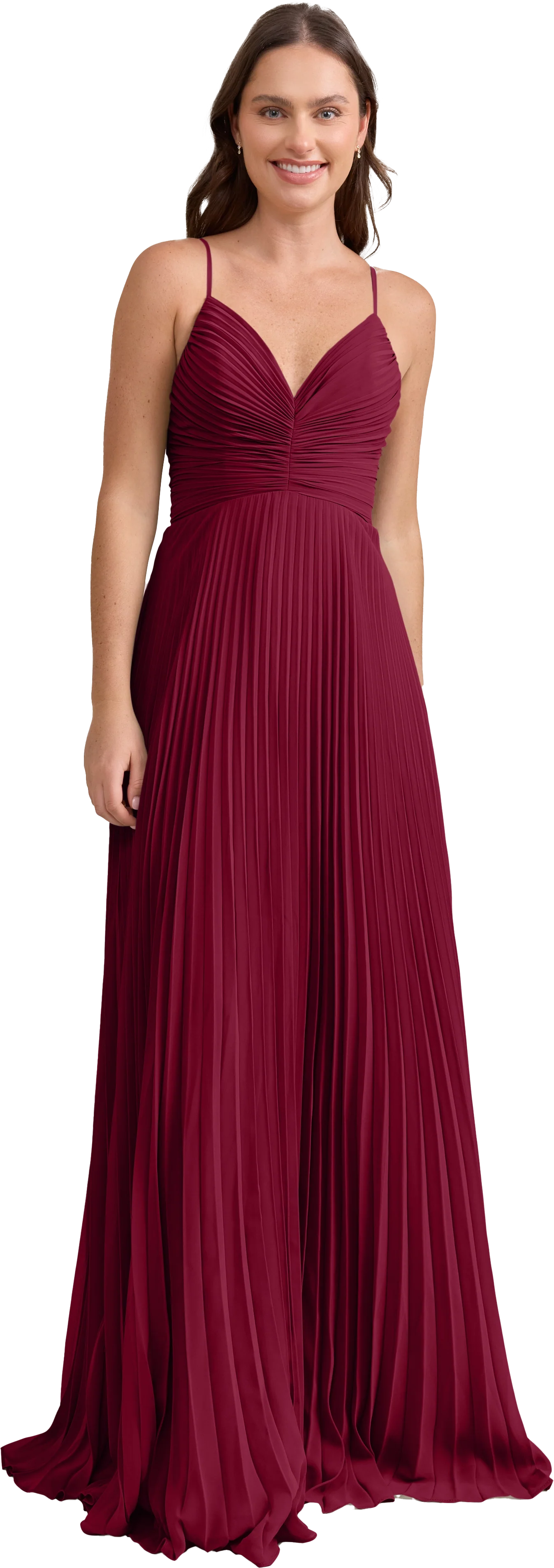 Vivian Chiffon Pleated Dress | Made To Order - Image 148