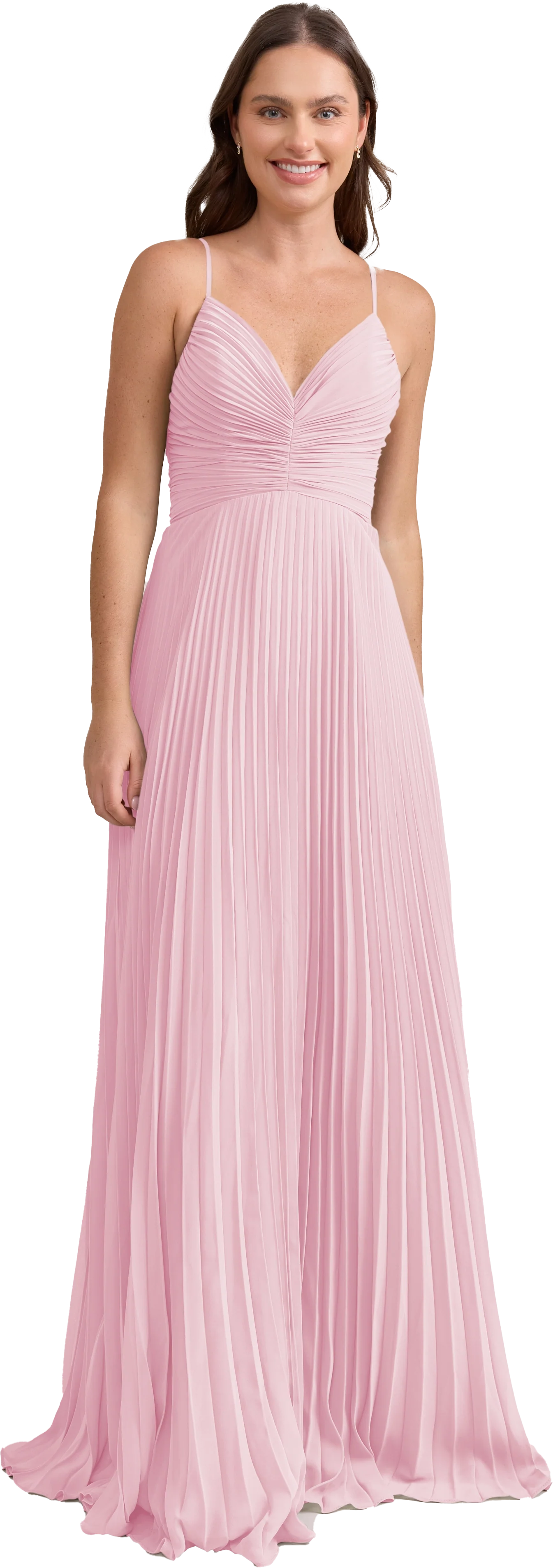 Vivian Chiffon Pleated Dress | Made To Order - Image 152