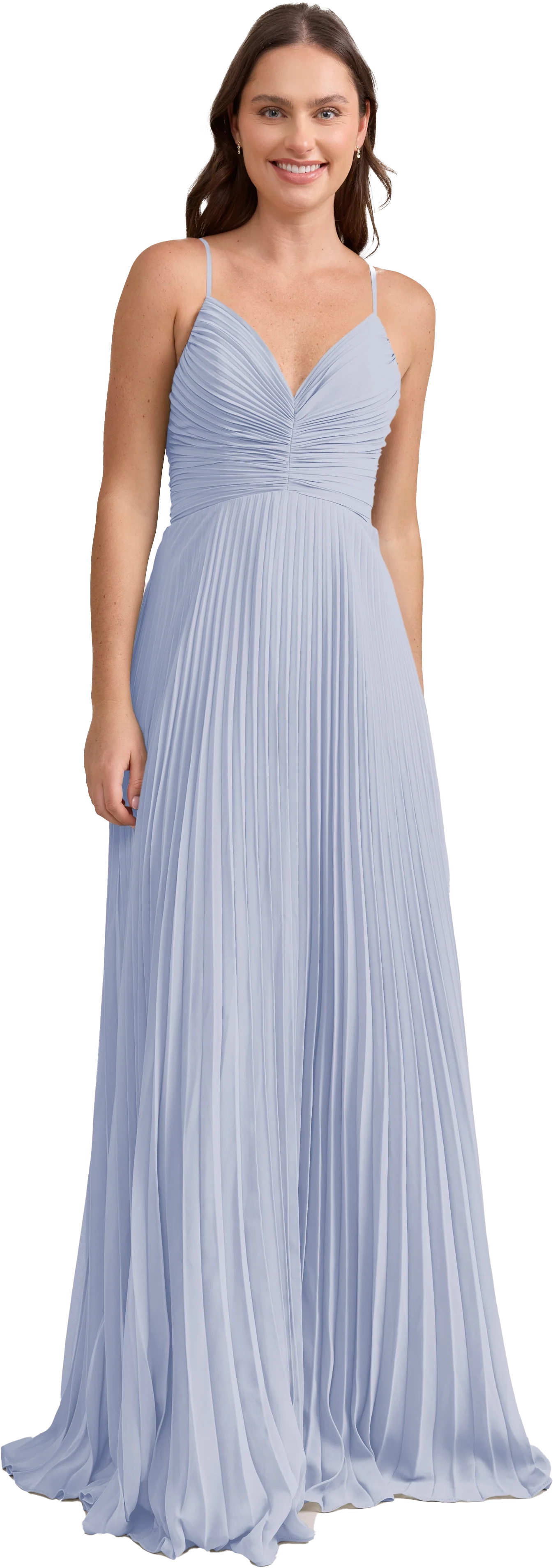 Vivian Chiffon Pleated Dress | Made To Order - Image 153