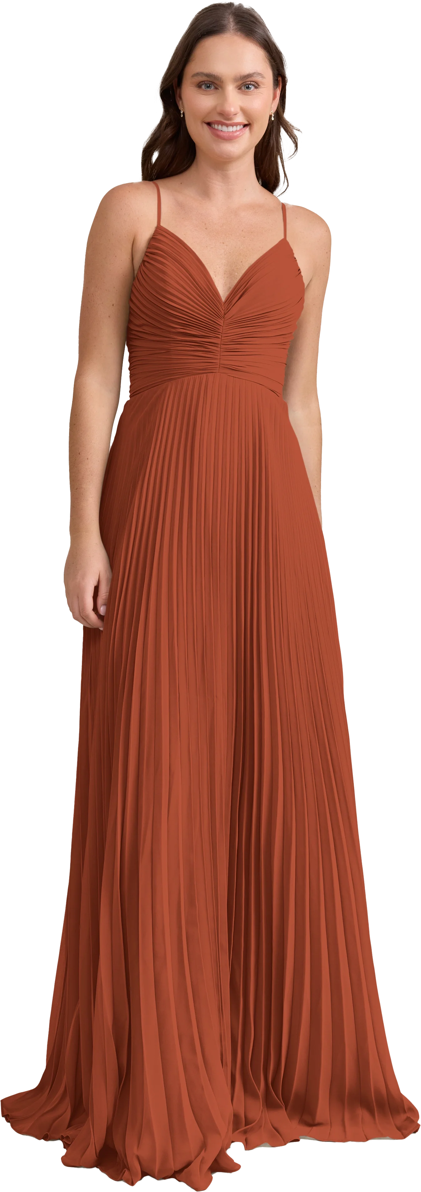 Vivian Chiffon Pleated Dress | Made To Order - Image 155