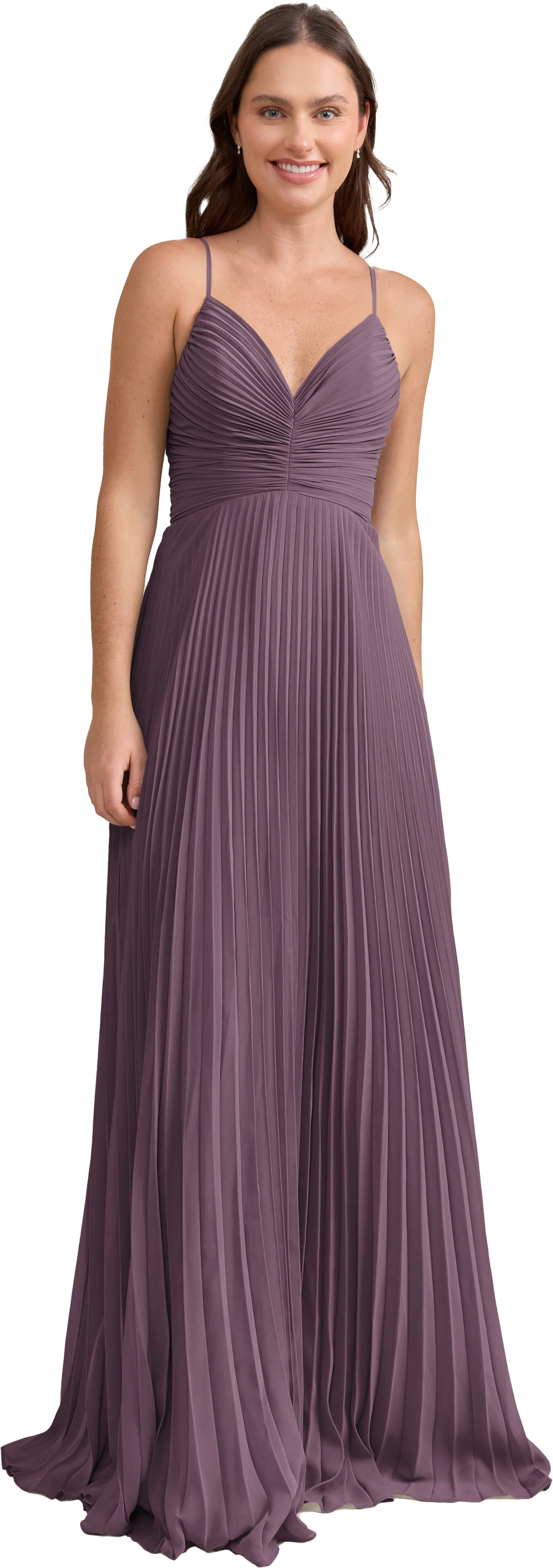 Vivian Chiffon Pleated Dress | Made To Order - Image 161