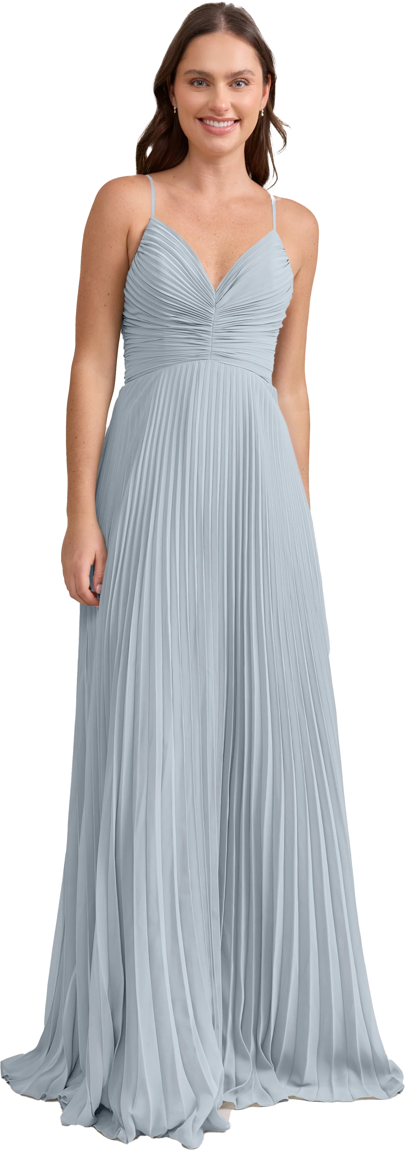 Vivian Chiffon Pleated Dress | Made To Order - Image 176