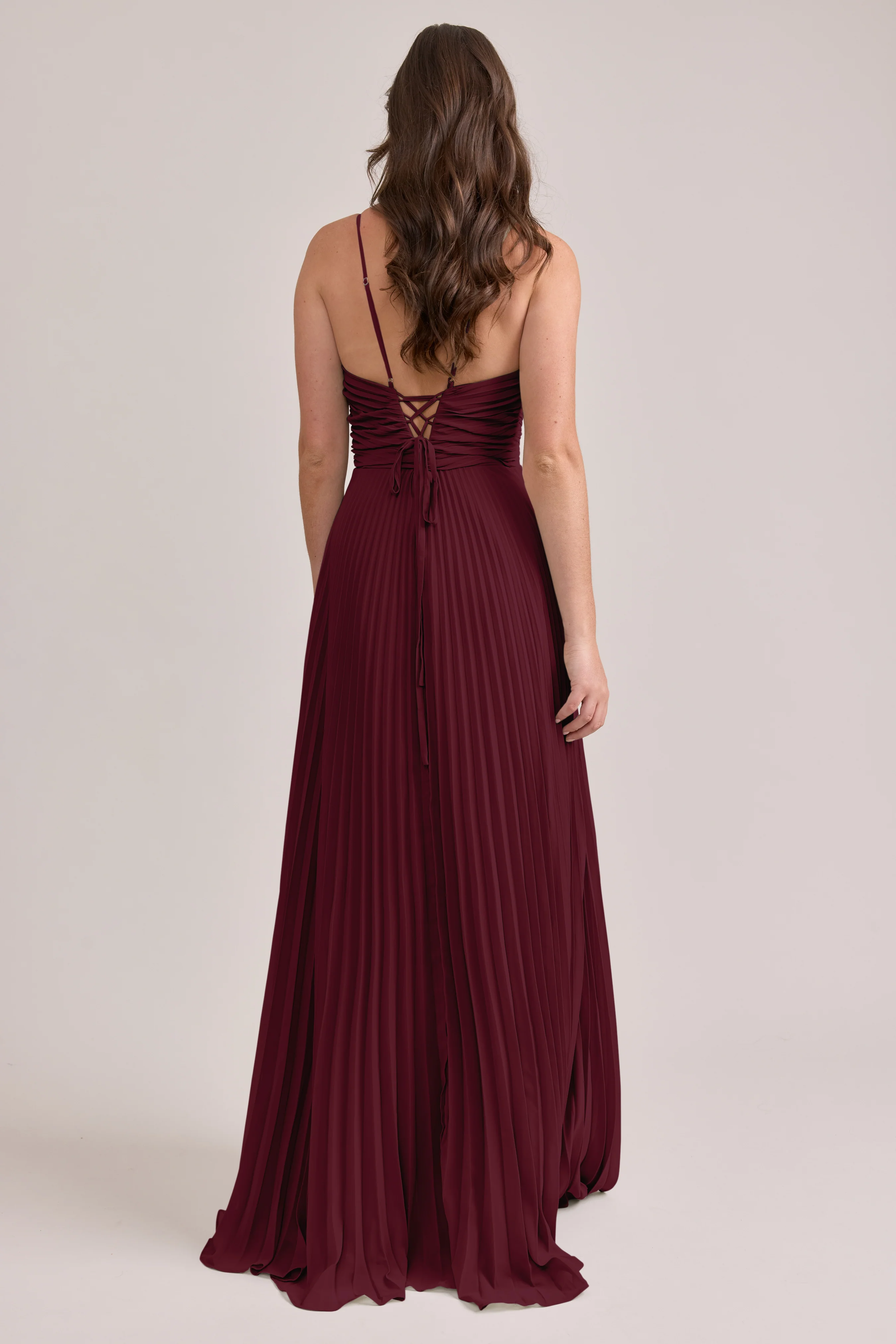 Vivian Chiffon Pleated Dress | Made To Order - Image 20