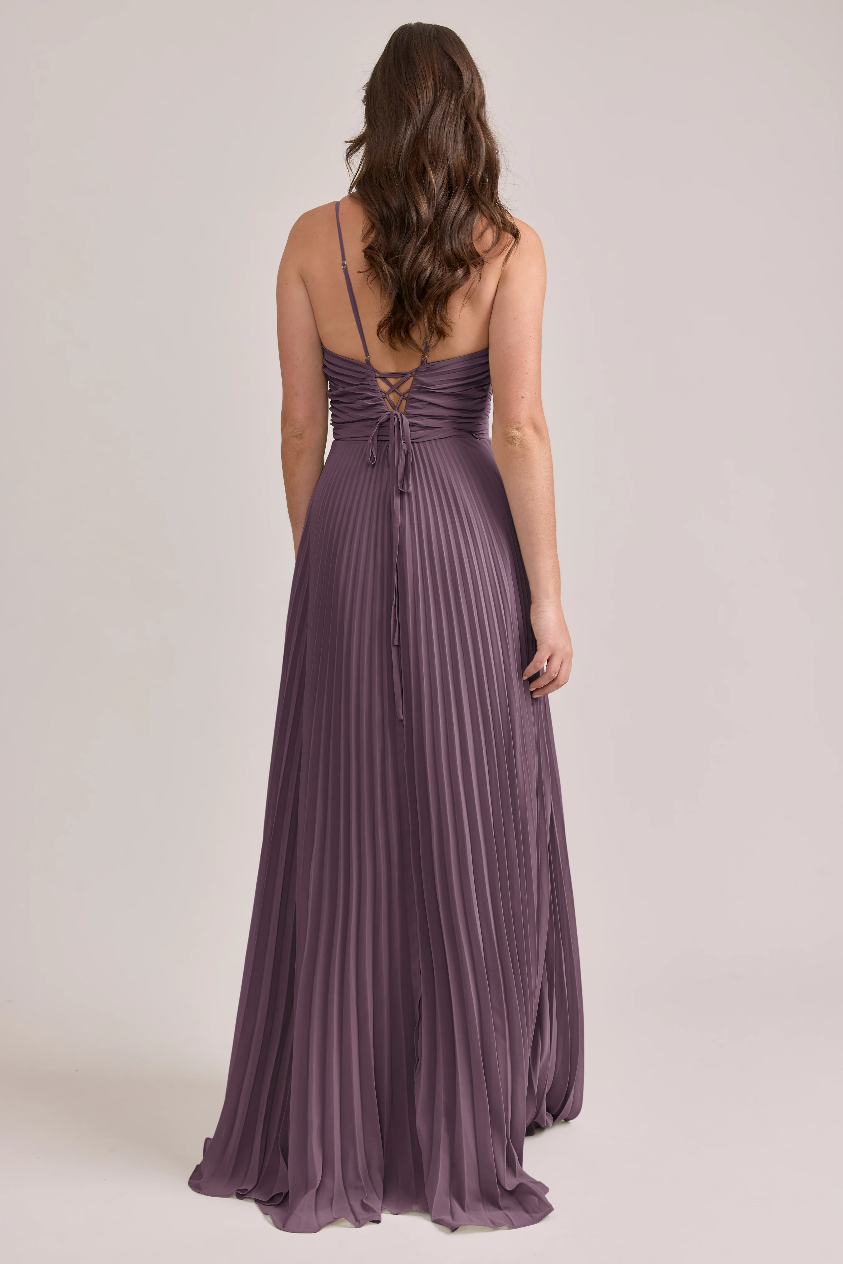 Vivian Chiffon Pleated Dress | Made To Order - Image 40
