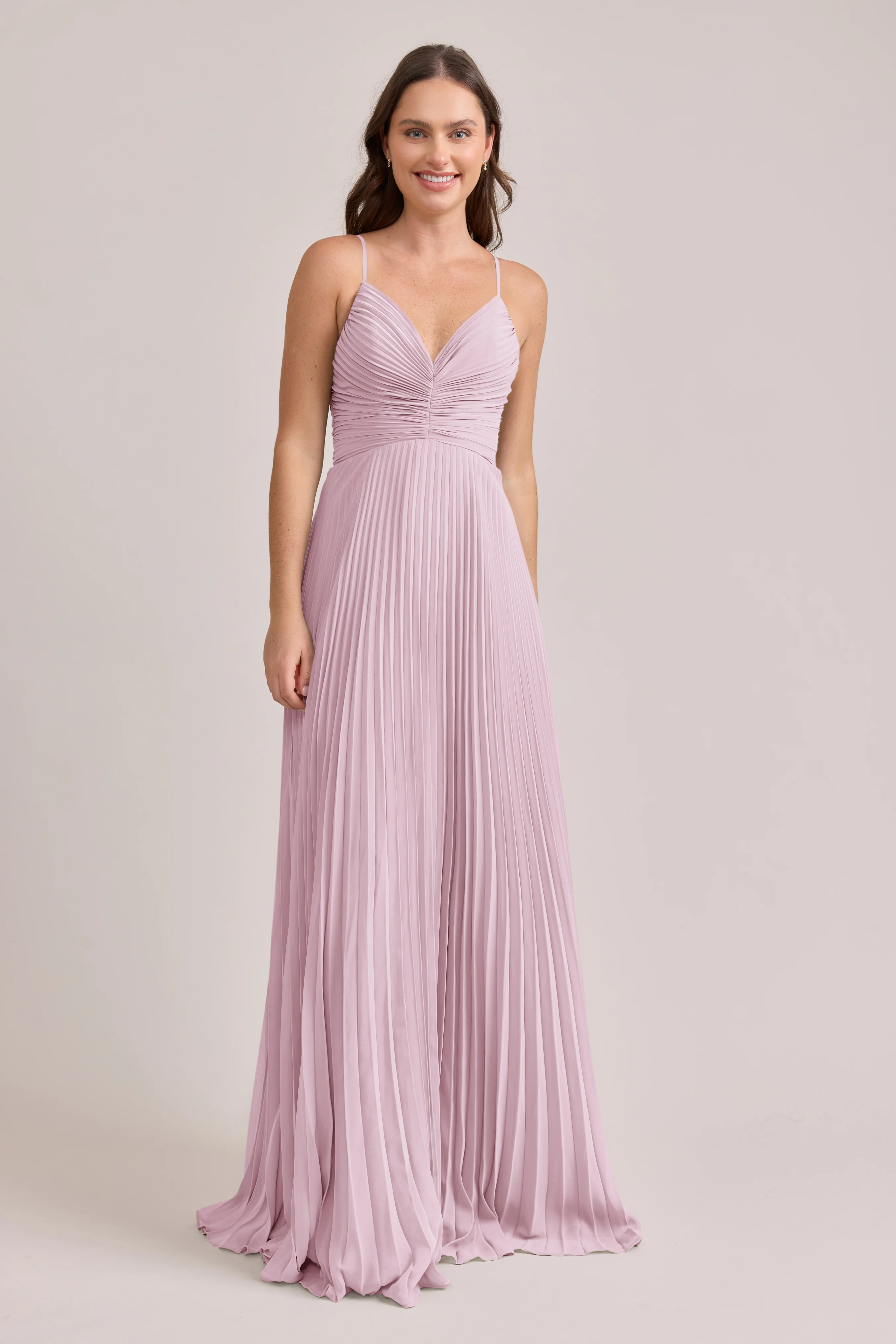 Vivian Chiffon Pleated Dress | Made To Order - Image 6