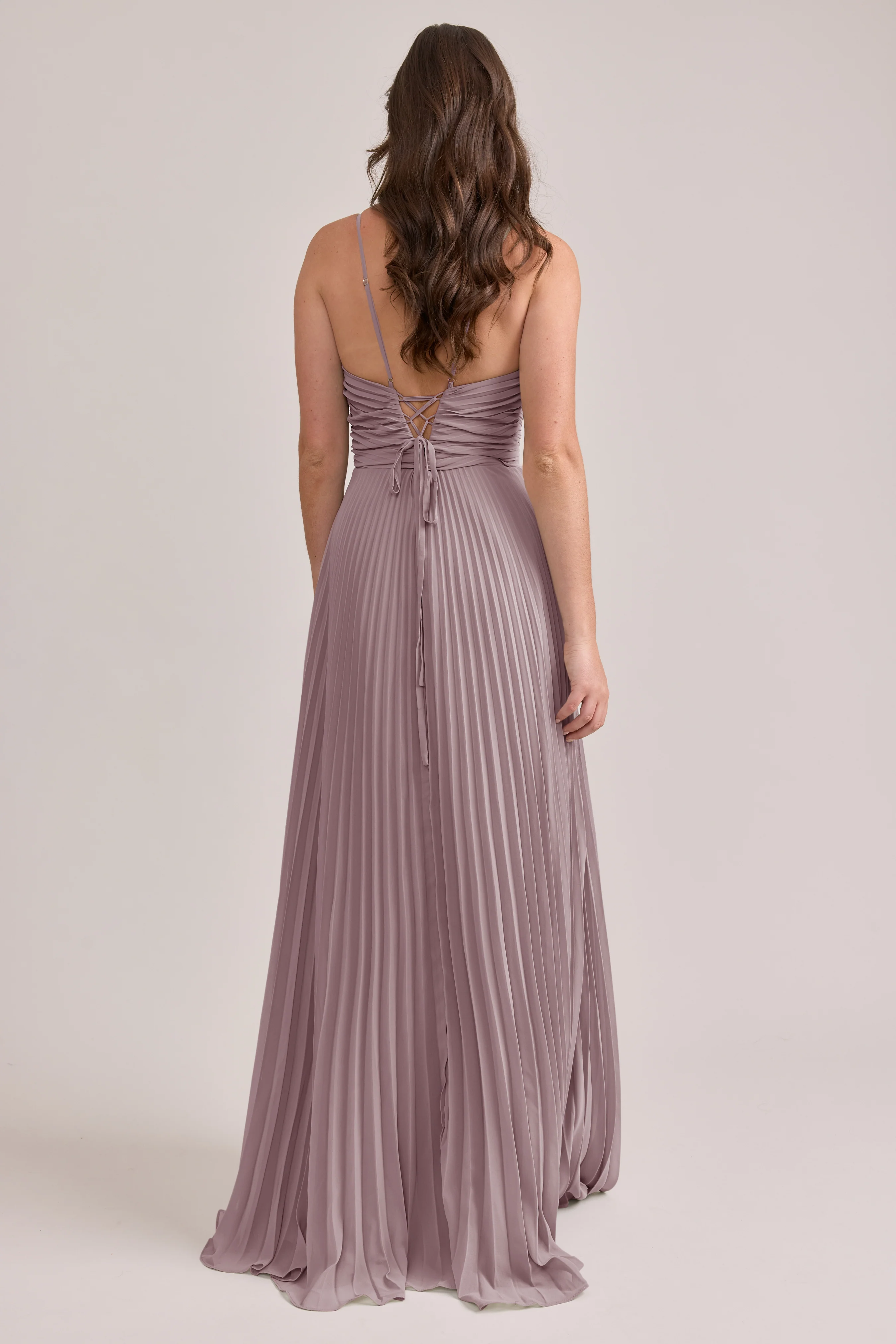 Vivian Chiffon Pleated Dress | Made To Order - Image 76