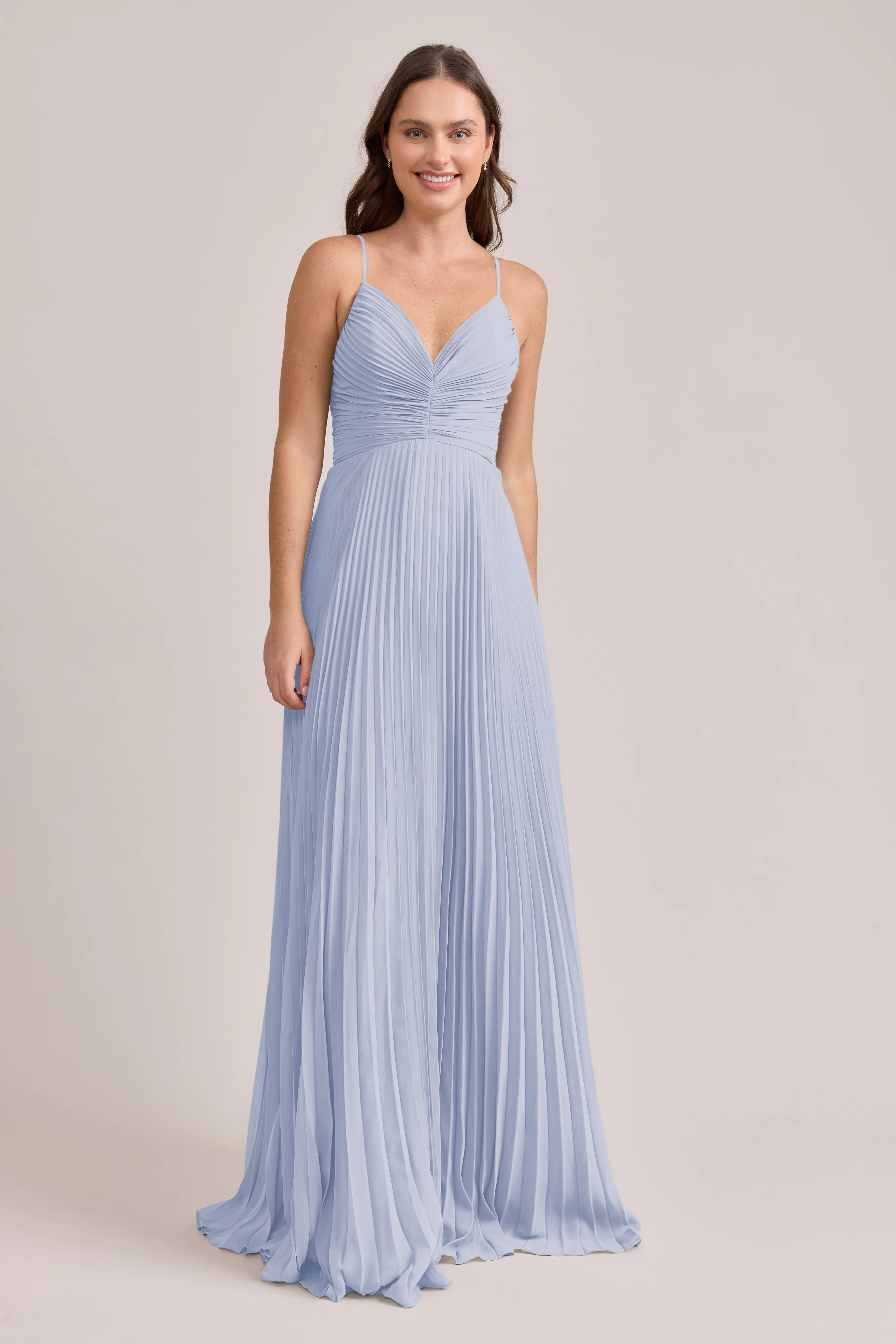 Vivian Chiffon Pleated Dress | Made To Order - Image 94