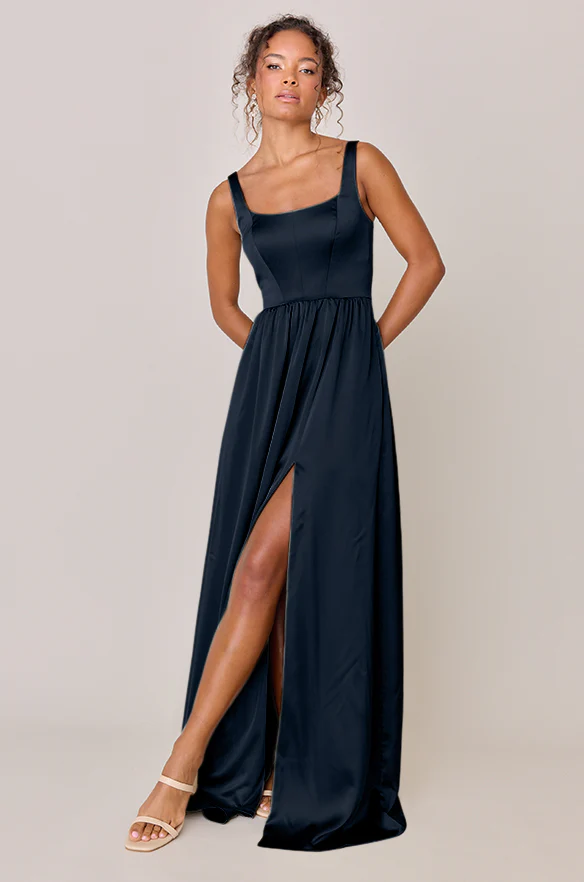 Whitney Satin Dress | Made To Order - Image 104